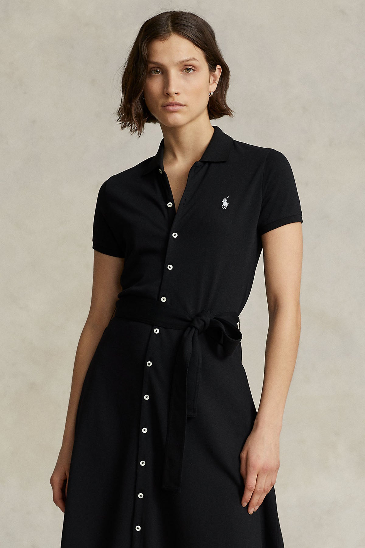 Polo Ralph Lauren Polo Yaka Midi Elbise-Libas Trendy Fashion Store