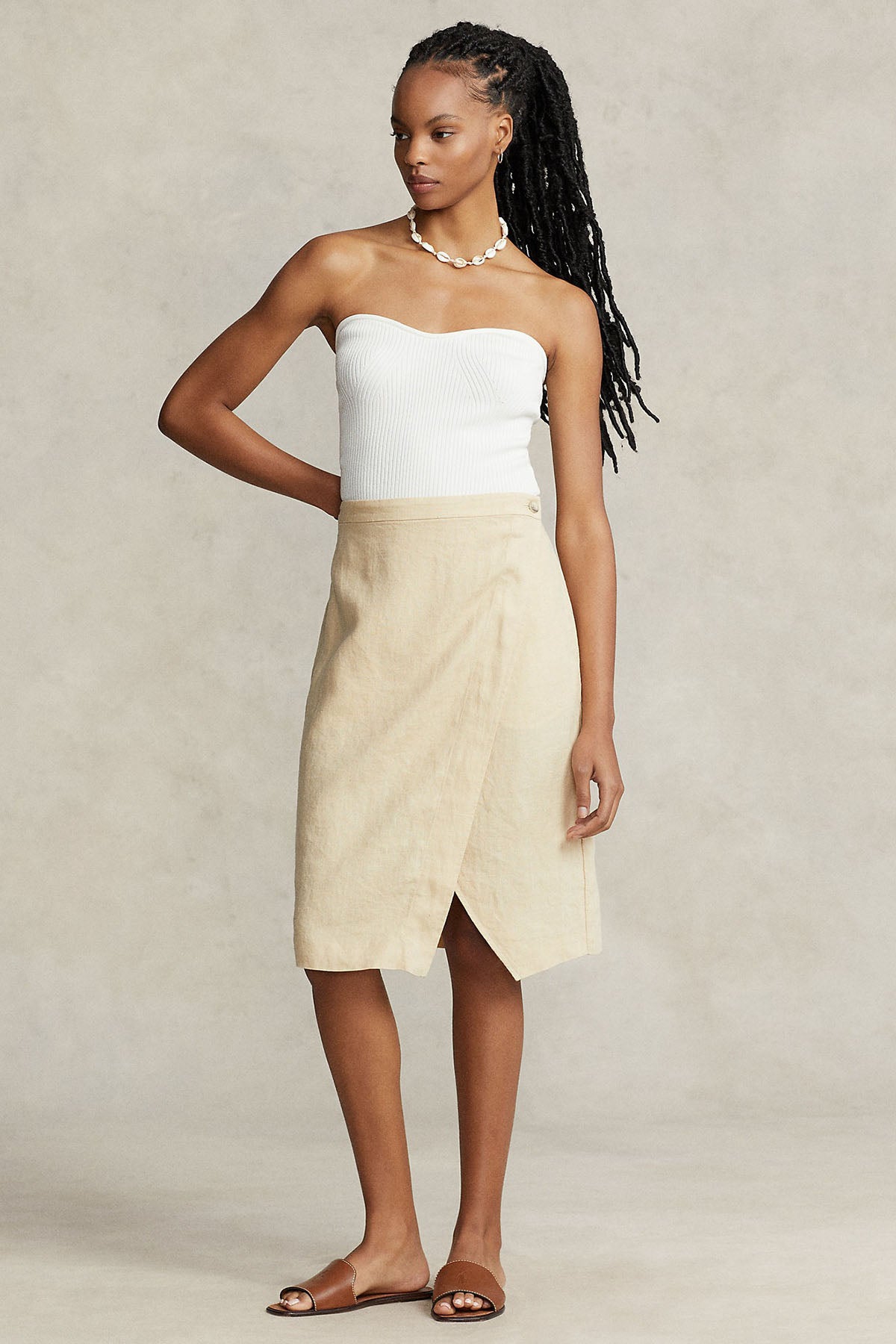 Polo Ralph Lauren Midi Keten Etek