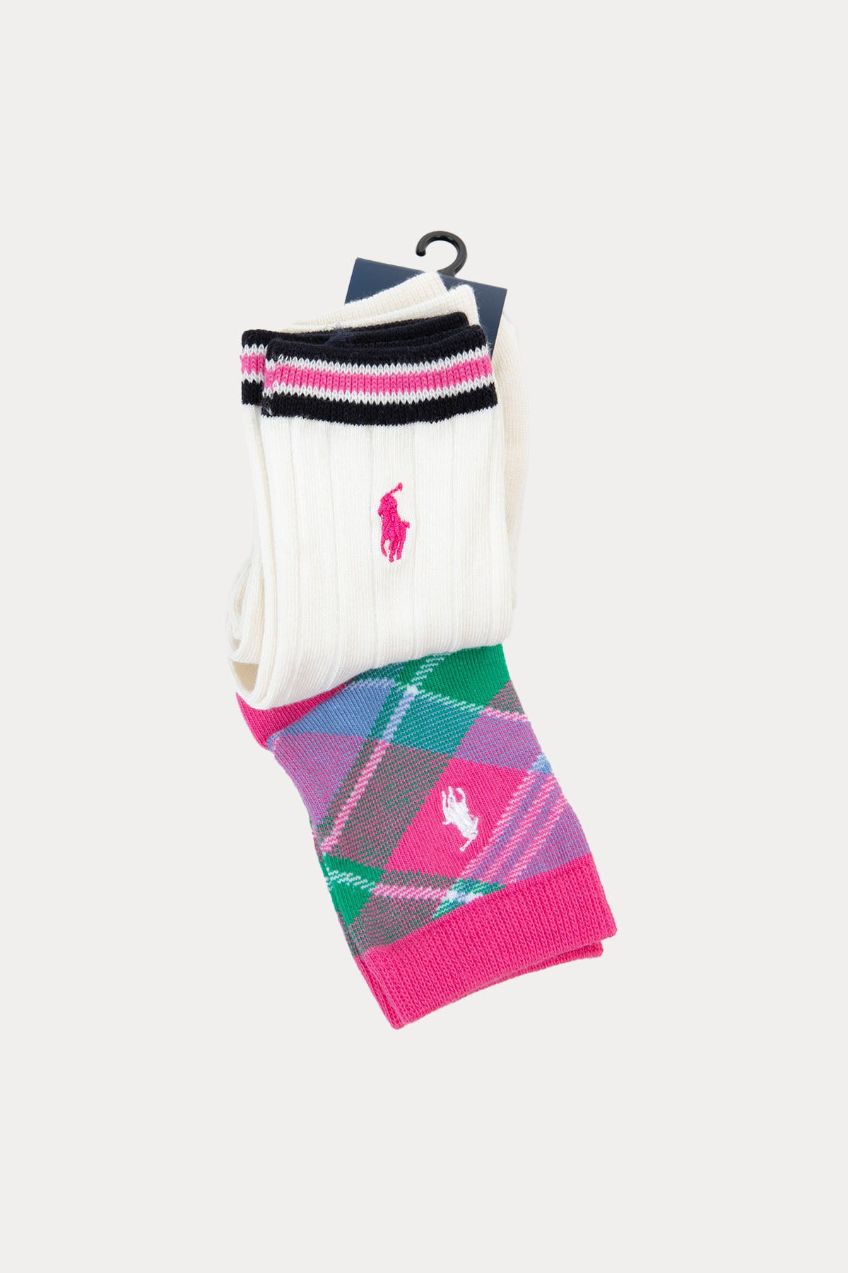 Polo Ralph Lauren Kids 2-4 Yaş Kız Çocuk Polo Bear 3'lü Paket Çorap-Libas Trendy Fashion Store