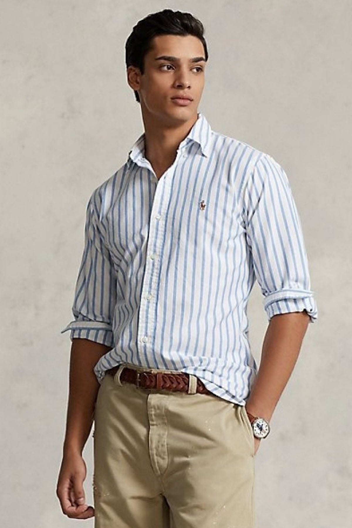 Polo Ralph Lauren Custom Fit Çizgili Oxford Gömlek-Libas Trendy Fashion Store