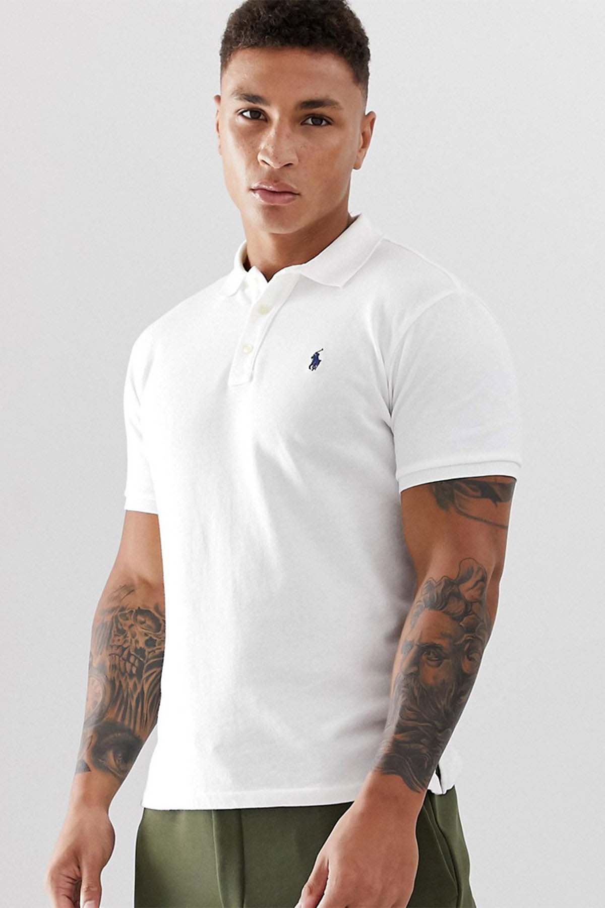 Polo Ralph Lauren Custom Fit Polo Yaka T-shirt-Libas Trendy Fashion Store