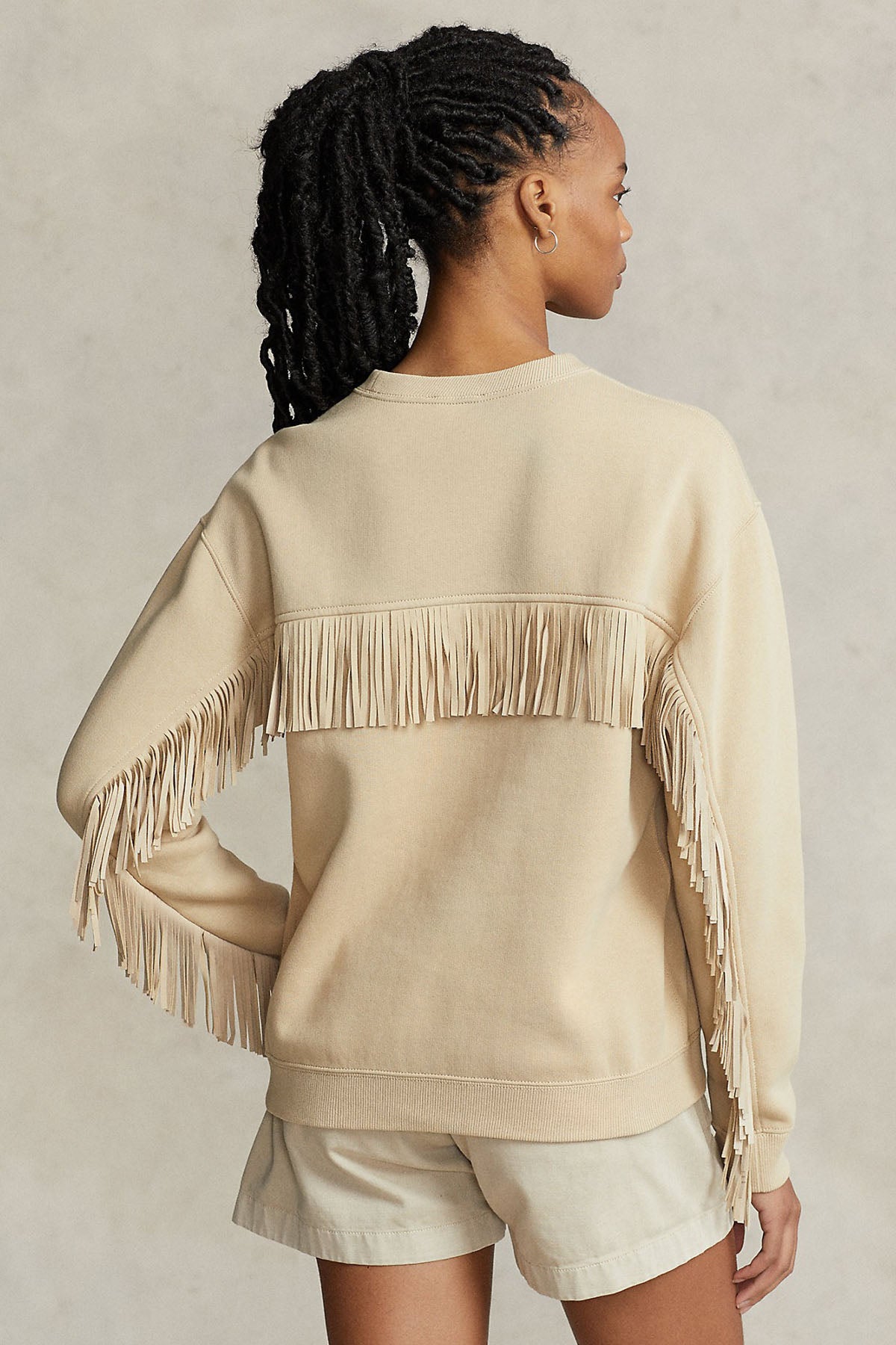 Polo Ralph Lauren Süet Püsküllü Şardonlu Sweatshirt-Libas Trendy Fashion Store