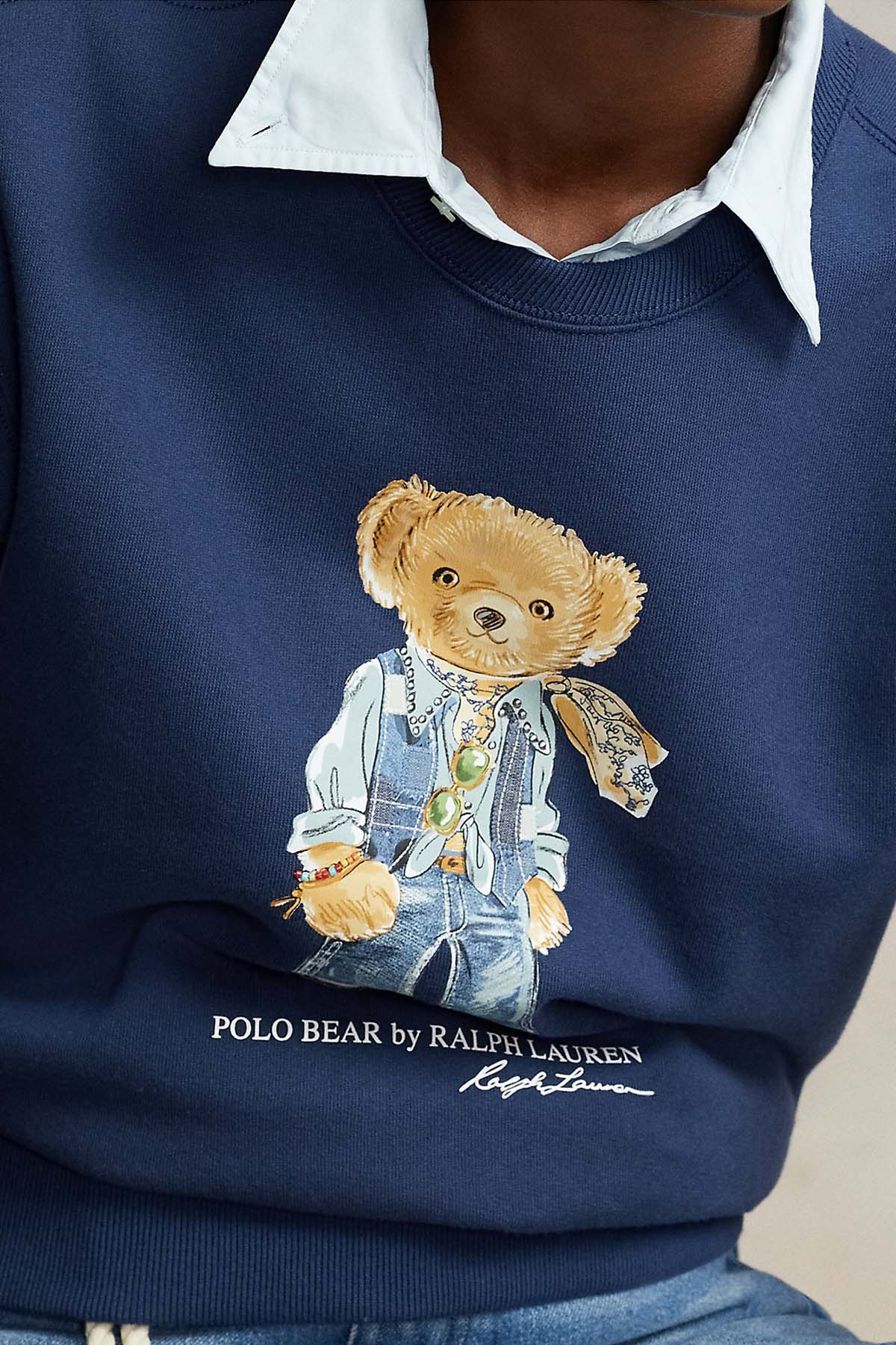 Polo Ralph Lauren Şardonlu Polo Bear Sweatshirt-Libas Trendy Fashion Store