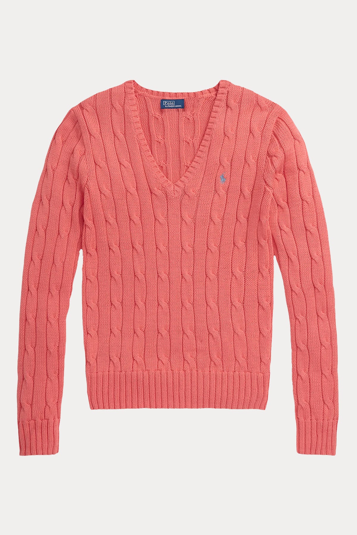 Polo Ralph Lauren Pima Cotton Slim Fit V Yaka Saç Örgü Triko-Libas Trendy Fashion Store