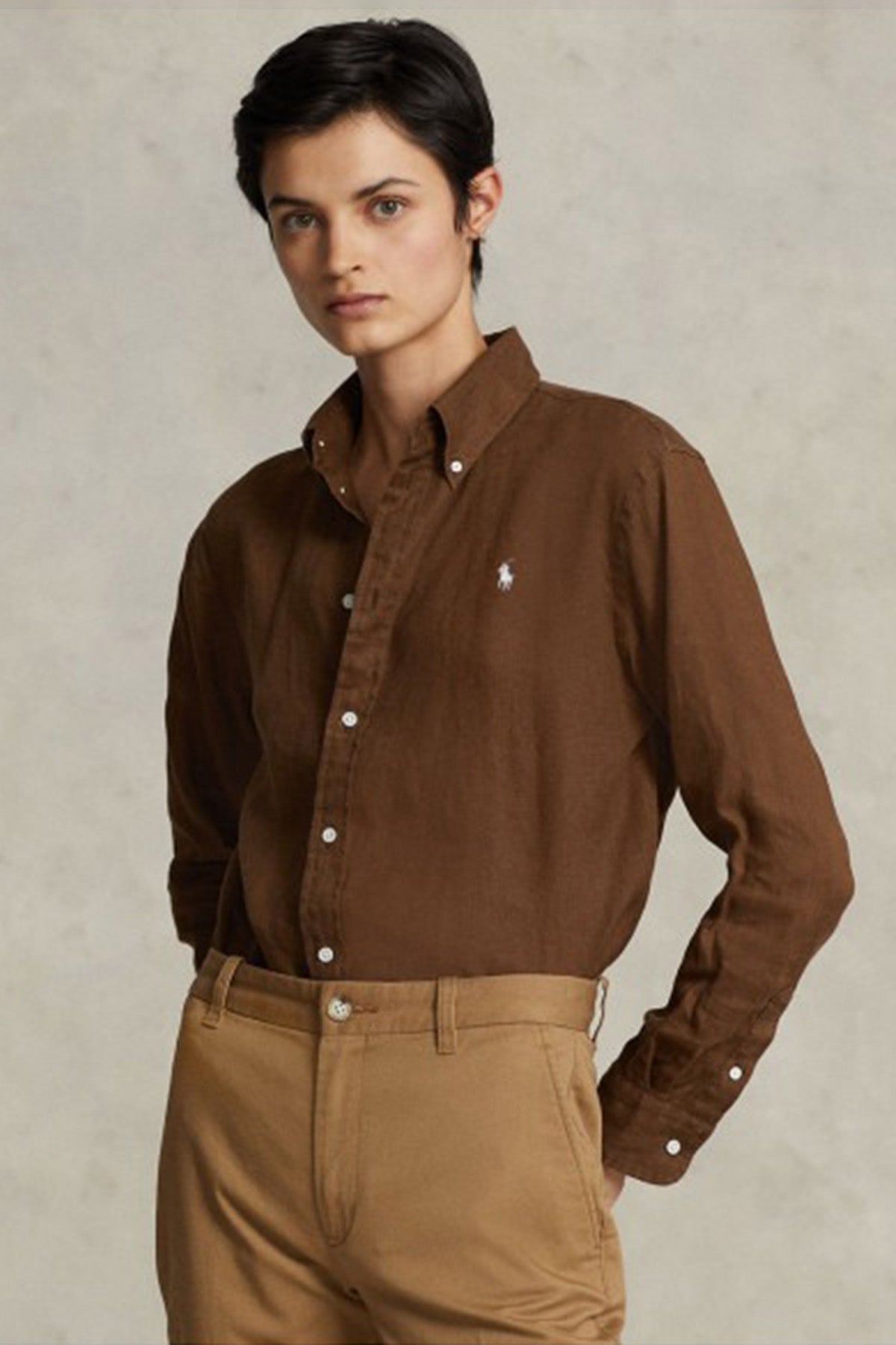 Polo Ralph Lauren Relaxed Fit Keten Gömlek-Libas Trendy Fashion Store