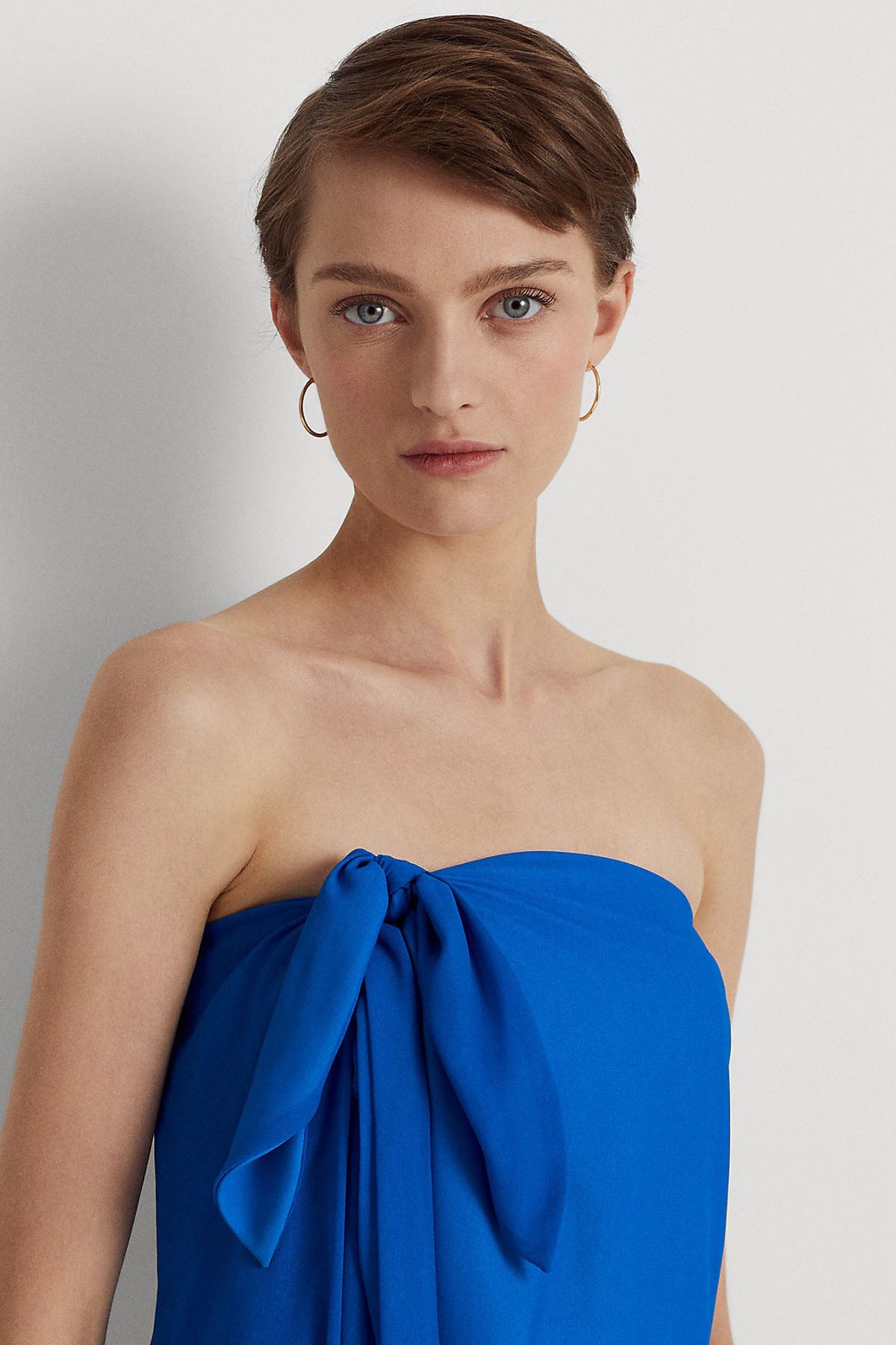 Polo Ralph Lauren Straplez Maxi Abiye Elbise-Libas Trendy Fashion Store