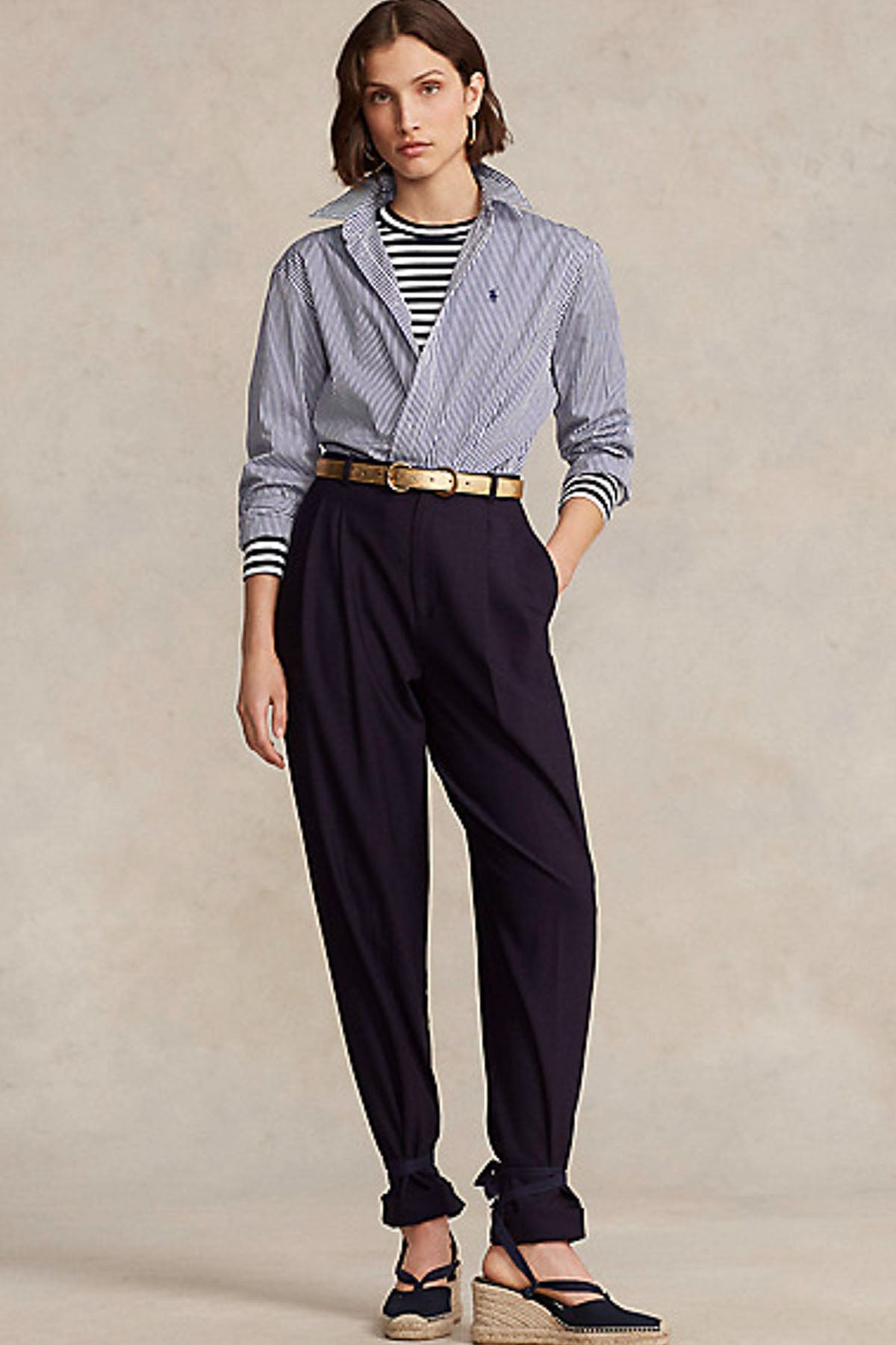 Polo Ralph Lauren Geniş Kesim Çizgili Gömlek-Libas Trendy Fashion Store