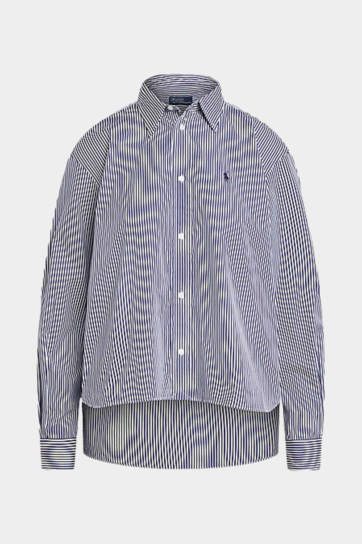 Polo Ralph Lauren Geniş Kesim Çizgili Gömlek-Libas Trendy Fashion Store