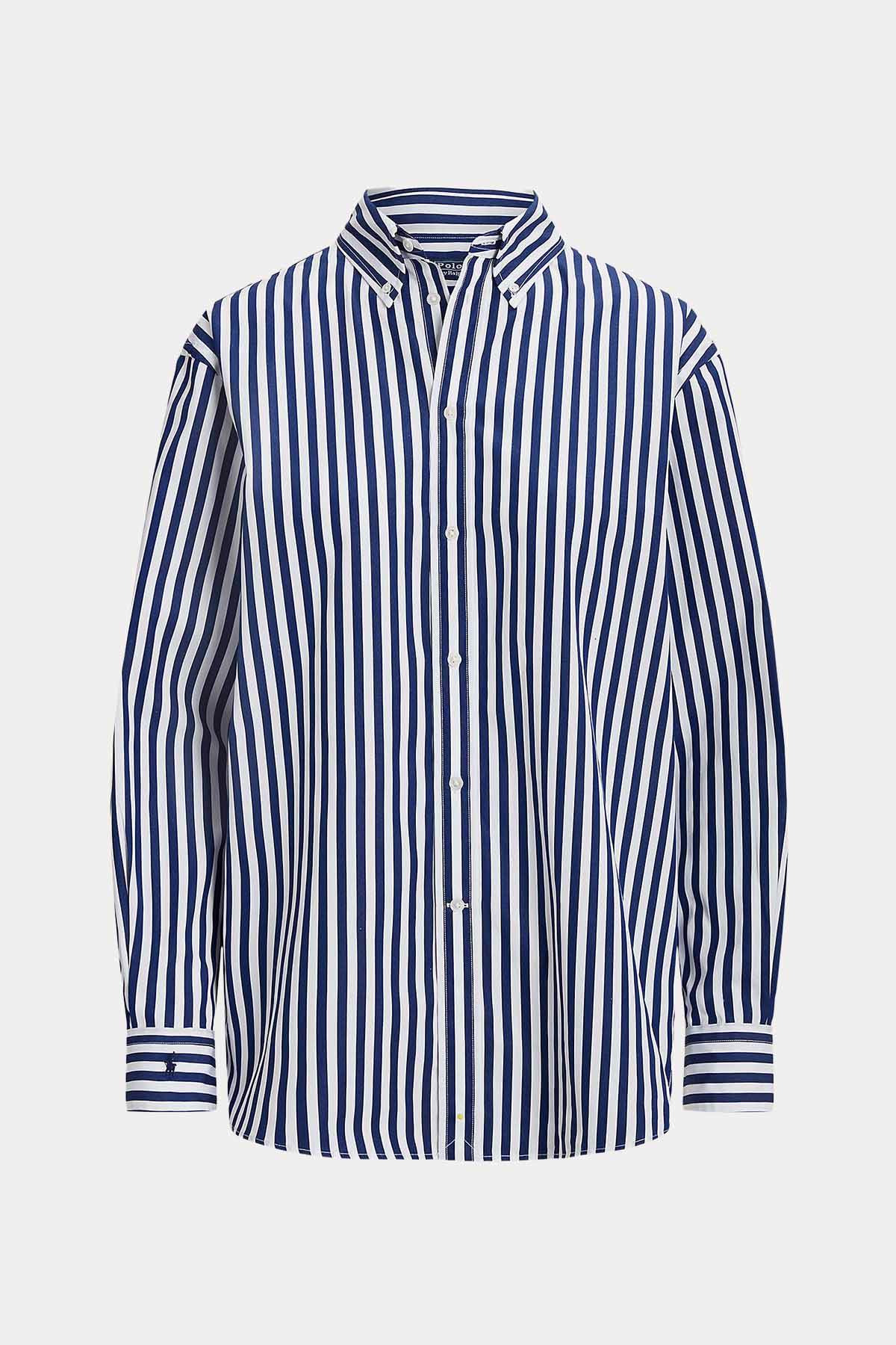 Polo Ralph Lauren Geniş Kesim Çizgili Gömlek-Libas Trendy Fashion Store