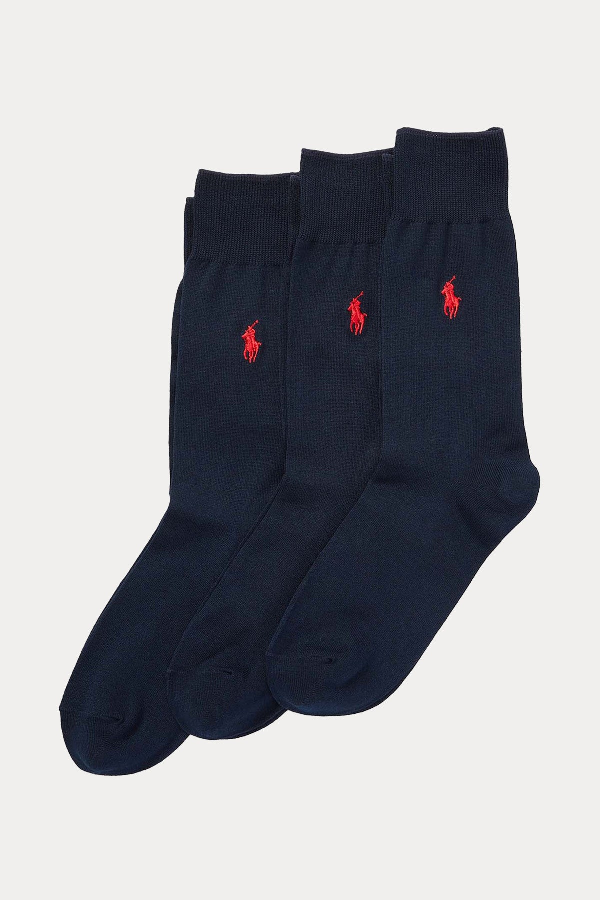 Polo Ralph Lauren İskoç İpliği 3'lü Paket Çorap