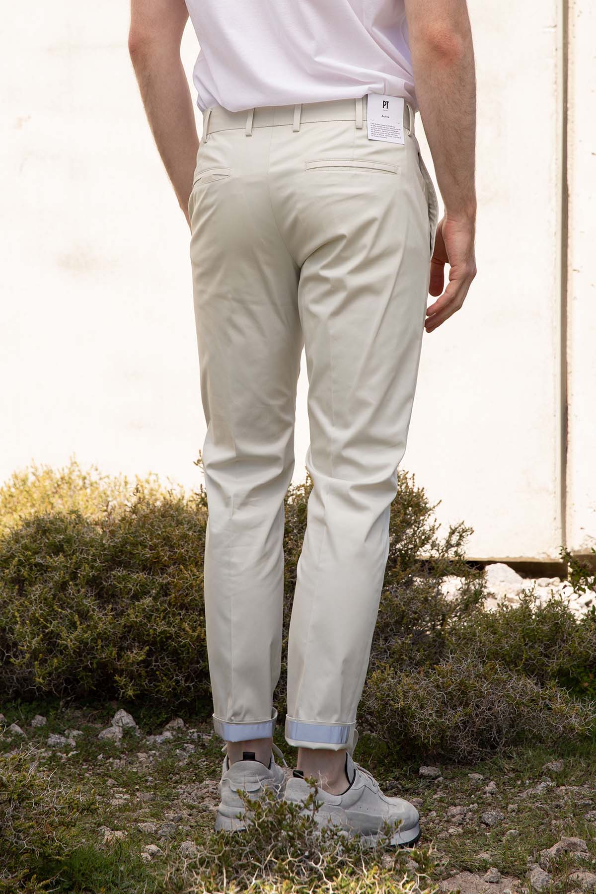 Pantaloni Torino Epsilon Yandan Cepli Streç Pantolon