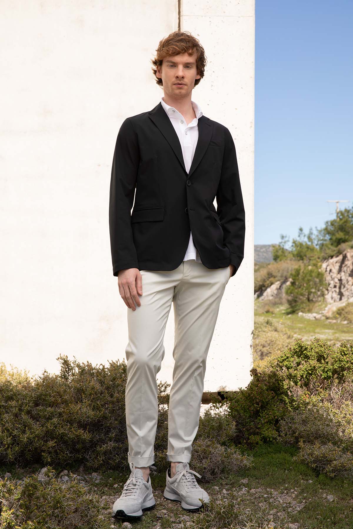 Pantaloni Torino Epsilon Yandan Cepli Streç Pantolon