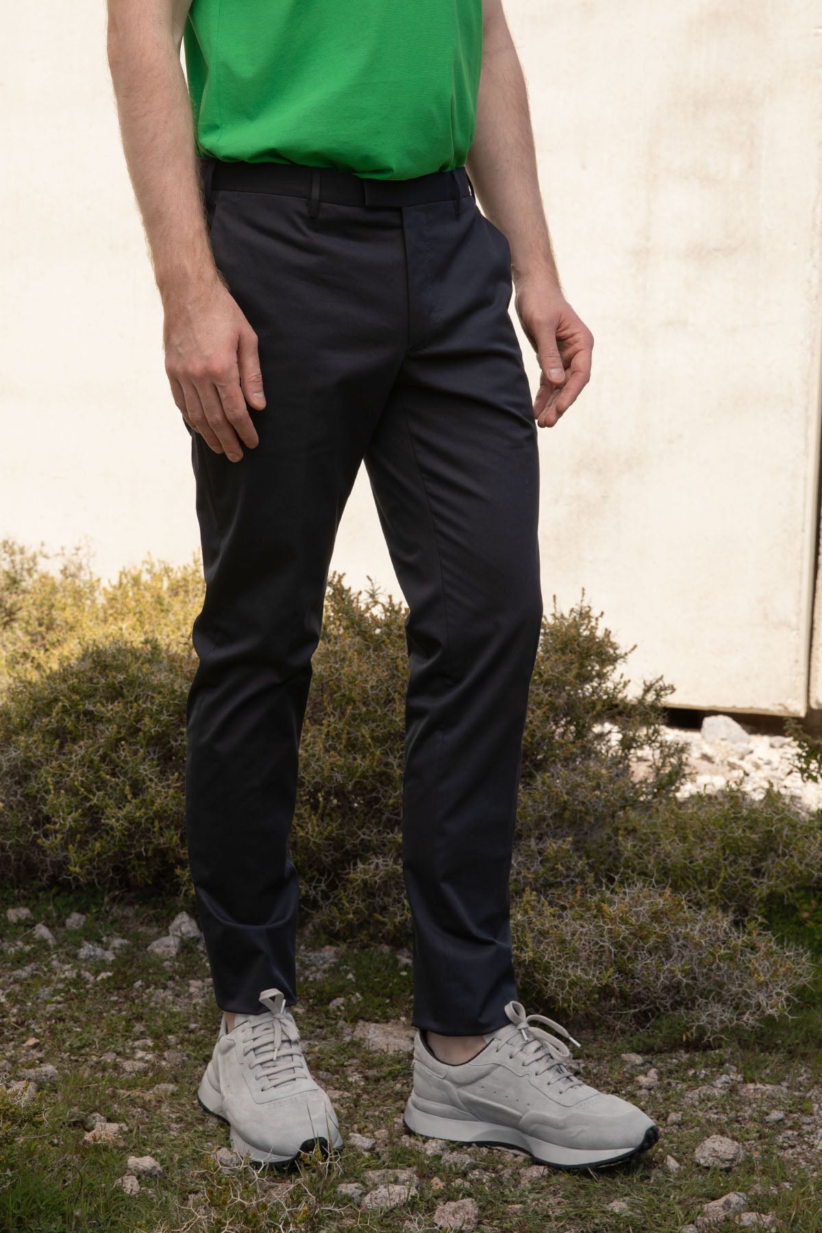 Pantaloni Torino Skinny Fit Yandan Cepli Streç Pantolon