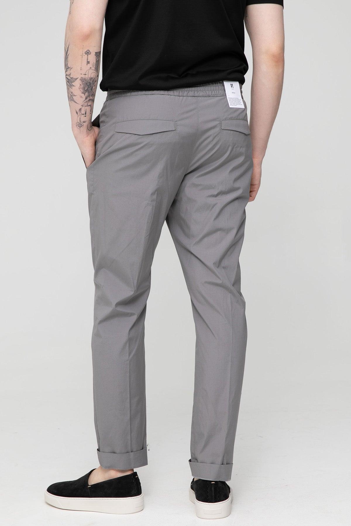 Pantaloni Torino Omega Slim Fit Beli Lastikli Streç Pantolon