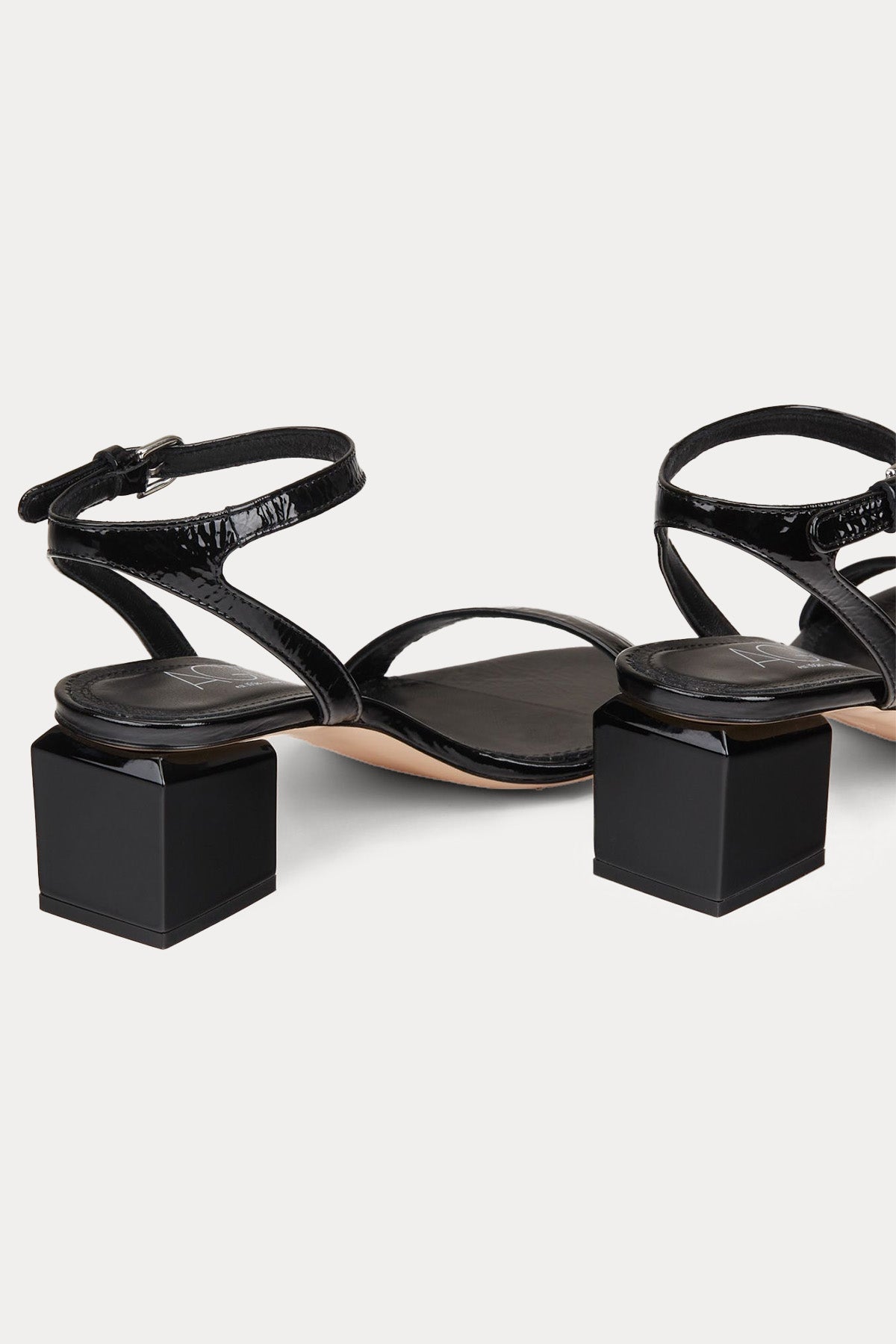Agl Angie Küt Burun Topuklu Deri Sandalet