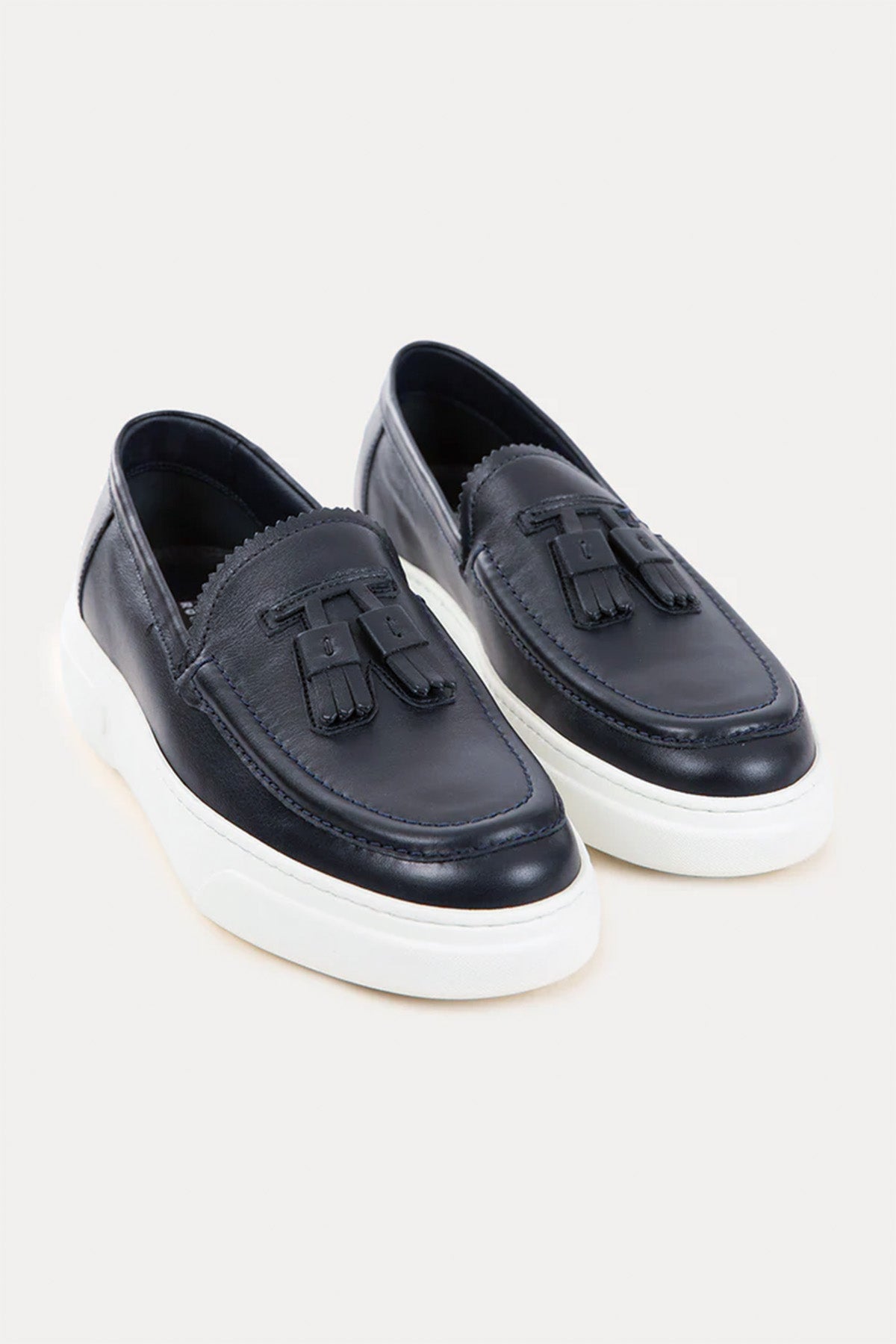 Fratelli Rossetti Püsküllü Deri Loafer Ayakkabı-Libas Trendy Fashion Store