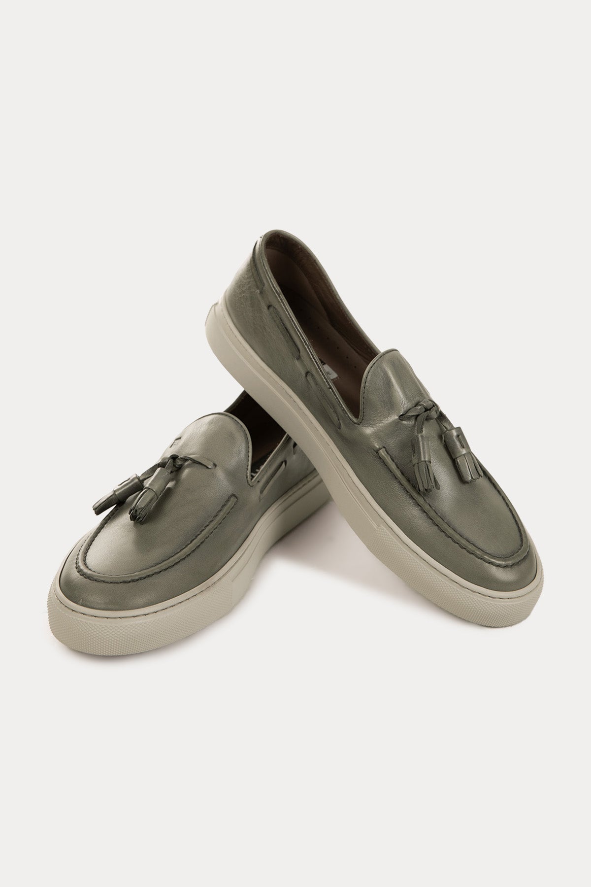 Fratelli Rossetti Püsküllü Deri Loafer Ayakkabı