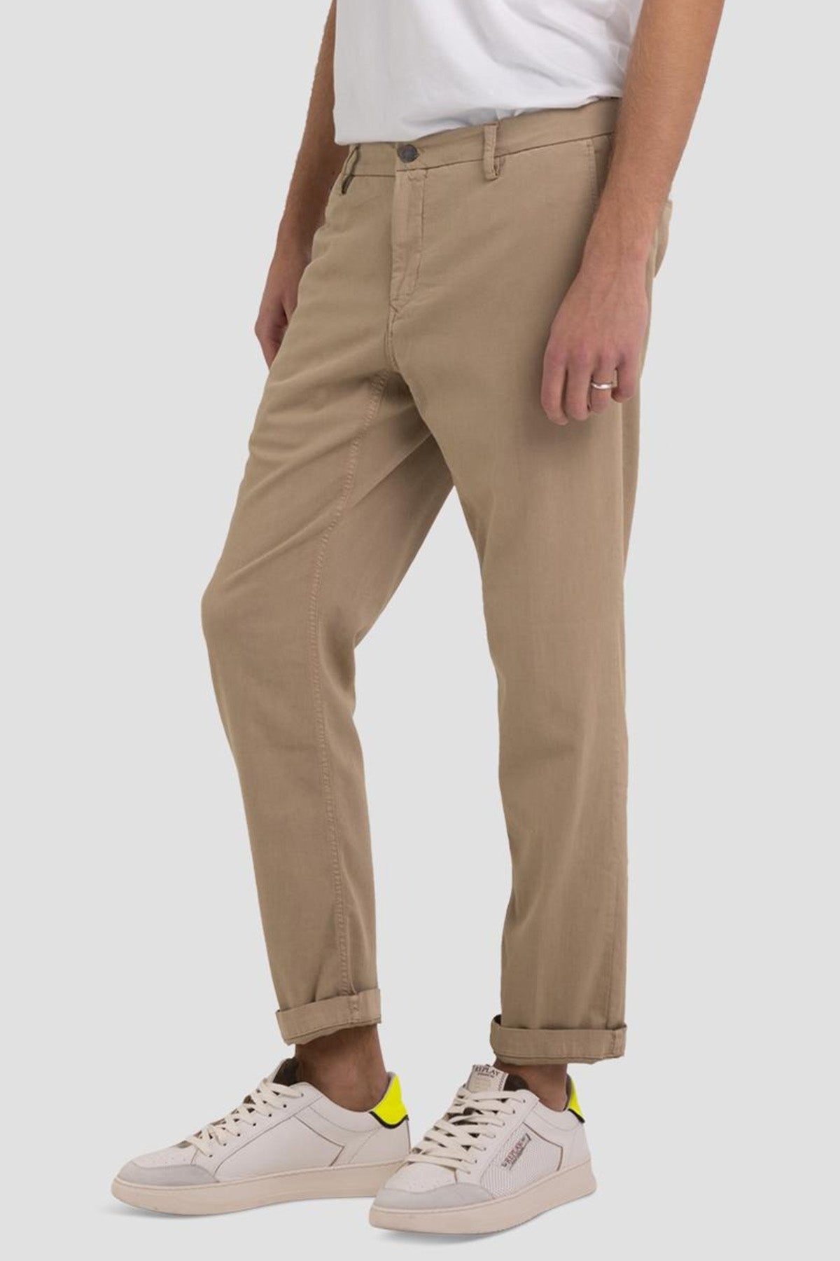 Replay Benni Hyperflex Yandan Cepli Regular Fit Pantolon