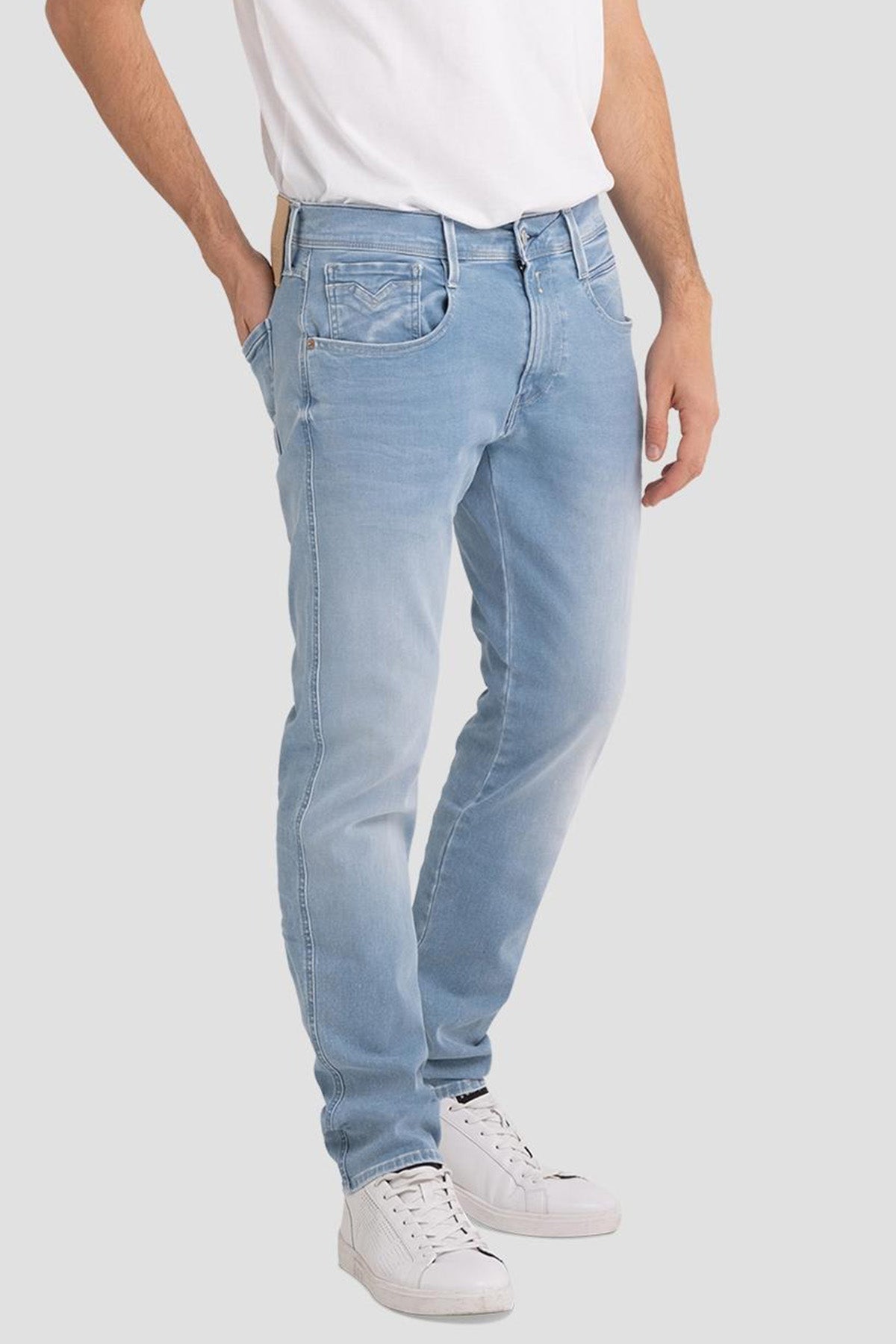 Replay Hyperflex Re-Used Anbass Slim Fit Jeans