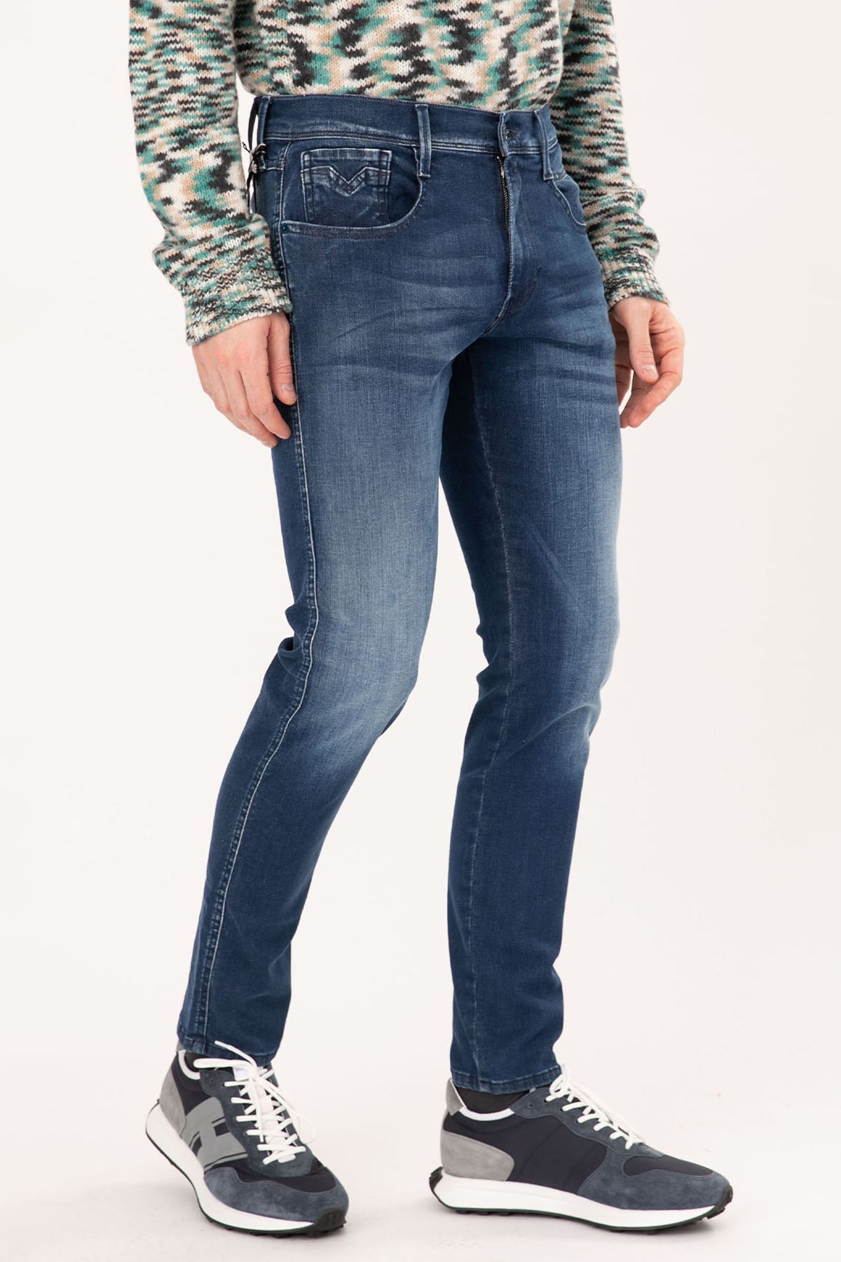 Replay Hyperflex Re-Used Anbass Slim Fit Jeans