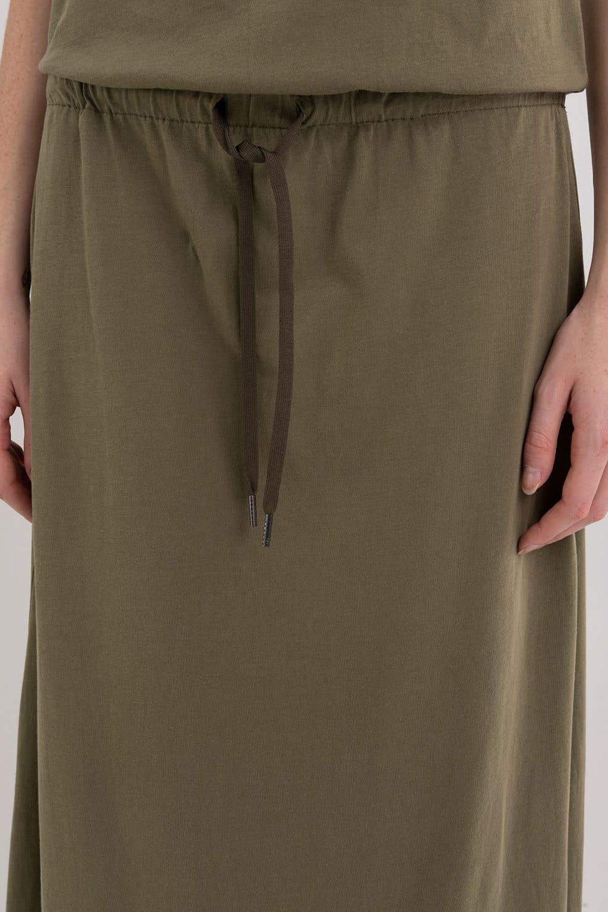 Replay Geniş Yuvarlak Yaka Maxi Elbise-Libas Trendy Fashion Store