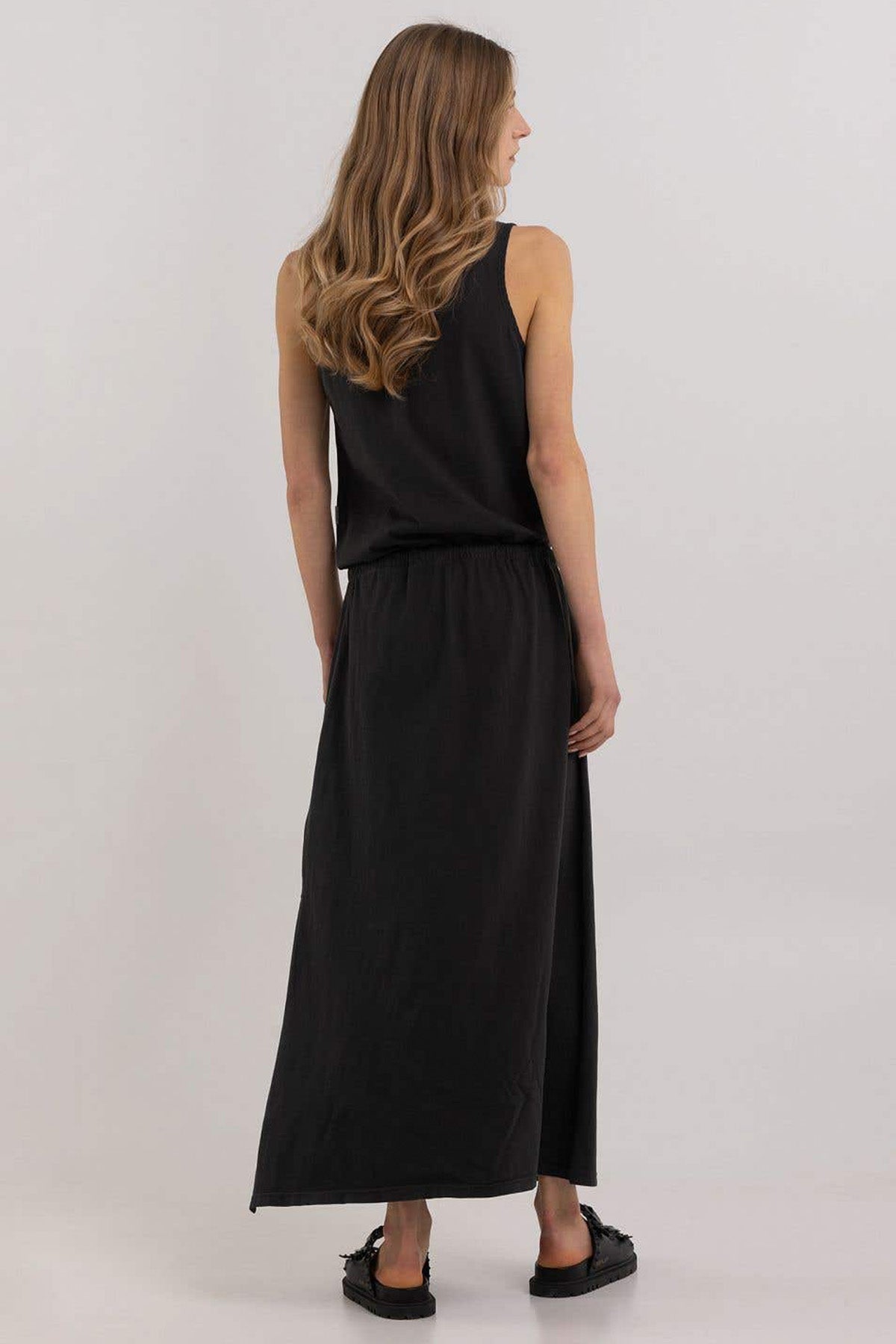 Replay Geniş Yuvarlak Yaka Maxi Elbise-Libas Trendy Fashion Store