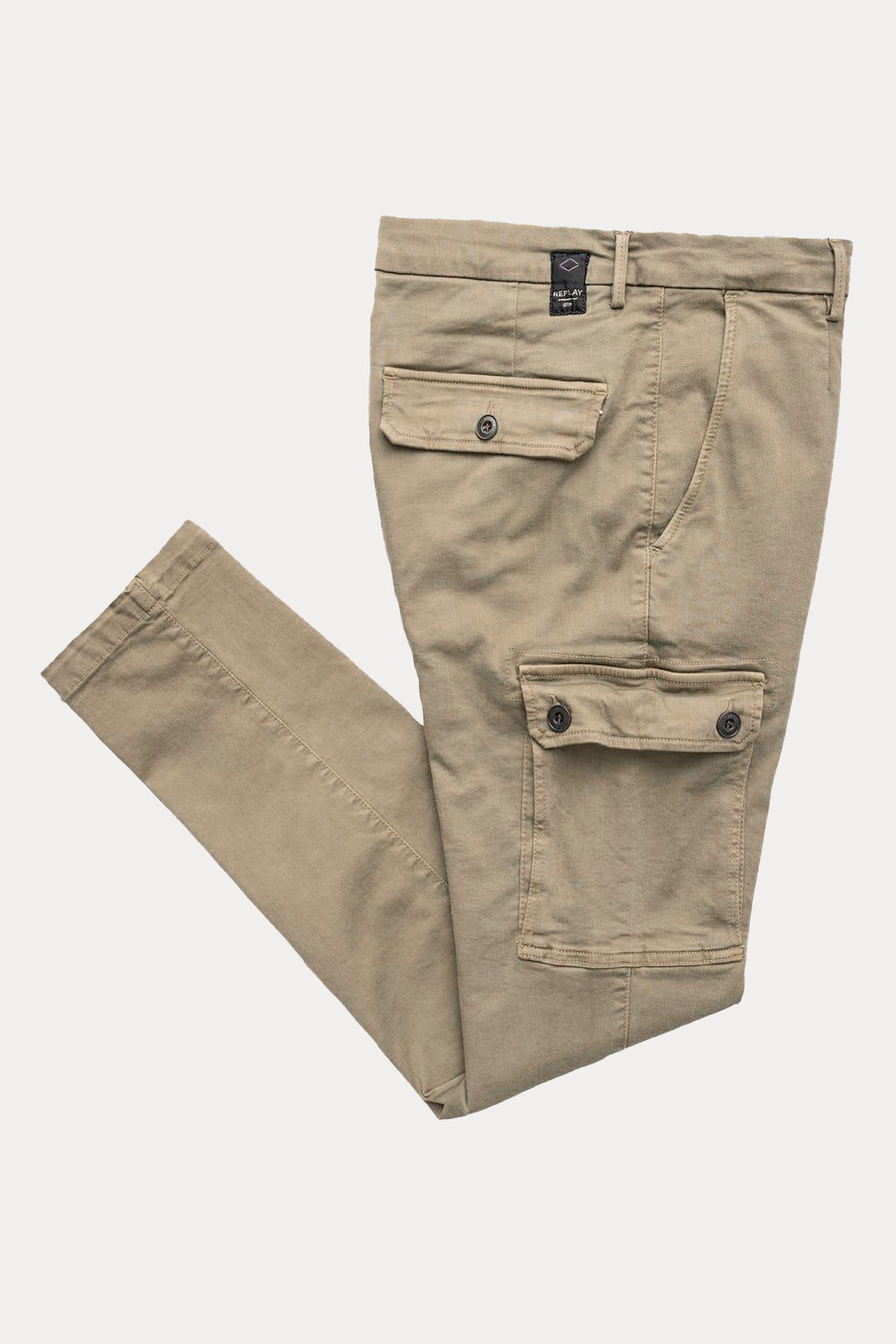 Replay Jaan Hyperflex X-Lite Slim Fit Kargo Pantolon-Libas Trendy Fashion Store
