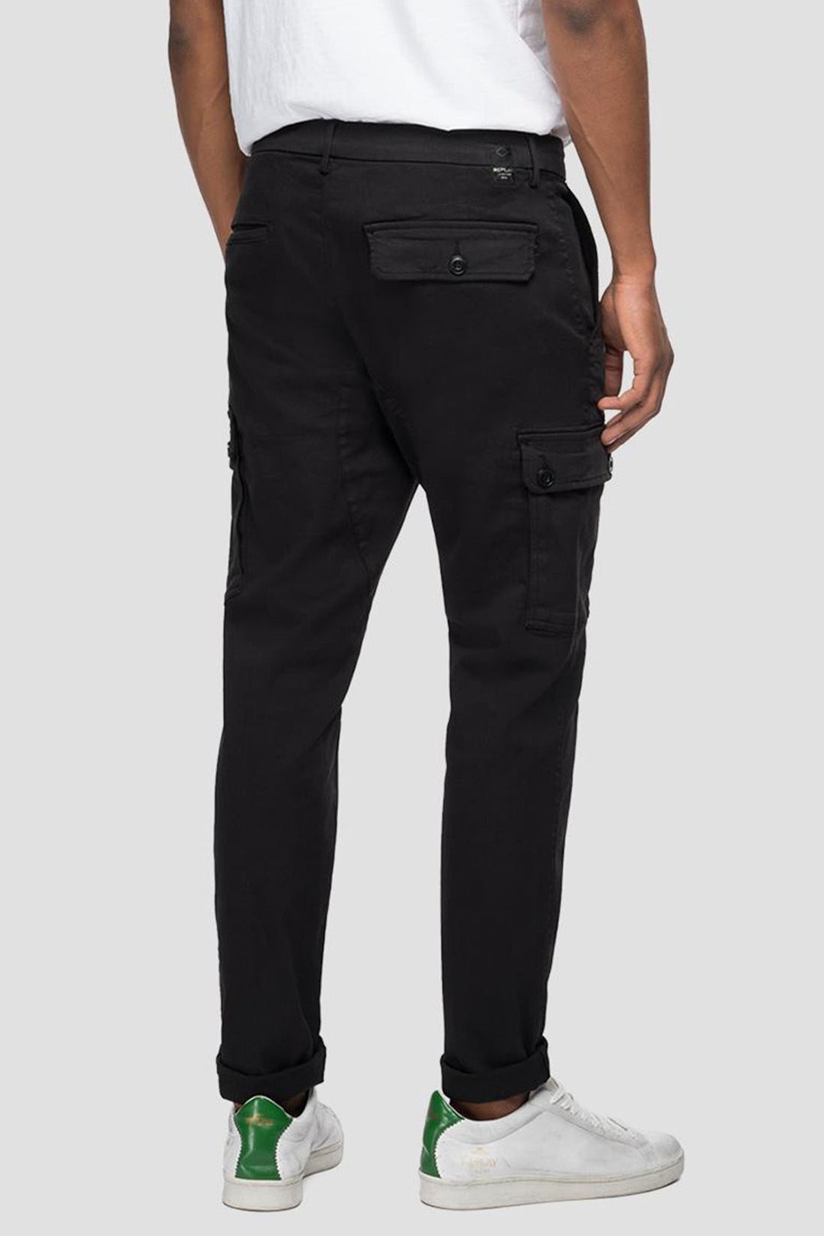 Replay Jaan Hyperflex X-Lite Slim Fit Kargo Pantolon-Libas Trendy Fashion Store