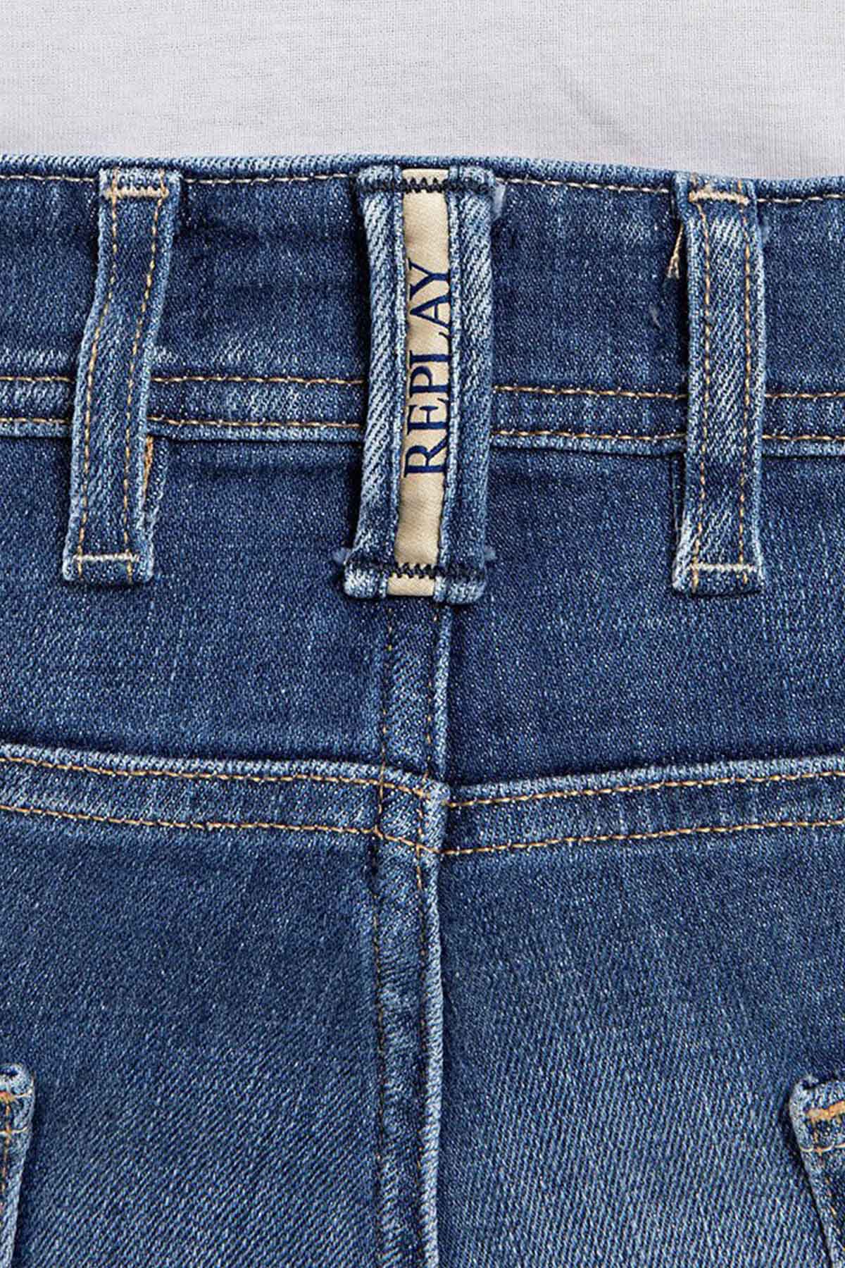 Replay RBJ 901 Tapered Fit Yırtık Detaylı Denim Şort-Libas Trendy Fashion Store