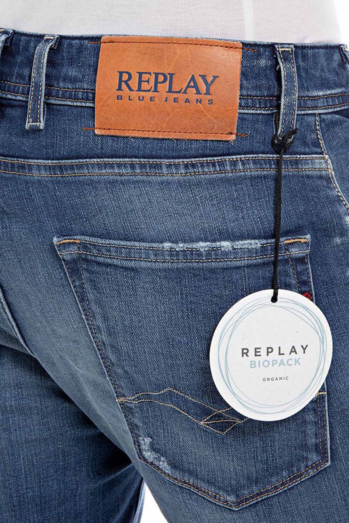 Replay RBJ 901 Tapered Fit Denim Şort-Libas Trendy Fashion Store