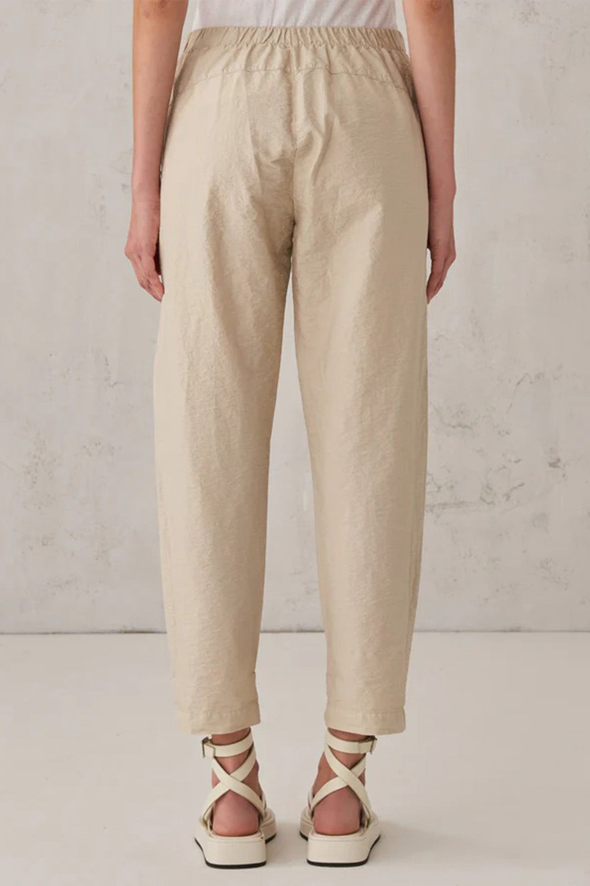 Transit Beli Lastikli Pileli Pantolon