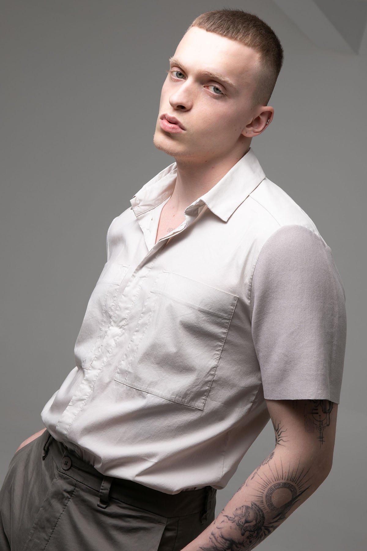 Transit Cep Detaylı Streç Gömlek-Libas Trendy Fashion Store