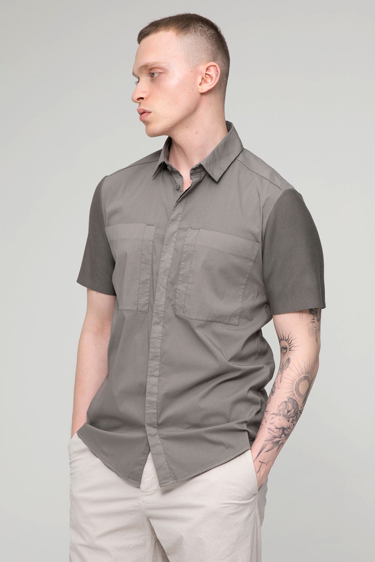 Transit Cep Detaylı Streç Gömlek-Libas Trendy Fashion Store