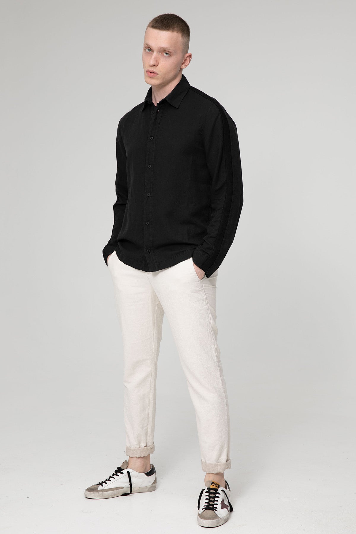 Transit Regular Fit Ketenli Gömlek-Libas Trendy Fashion Store