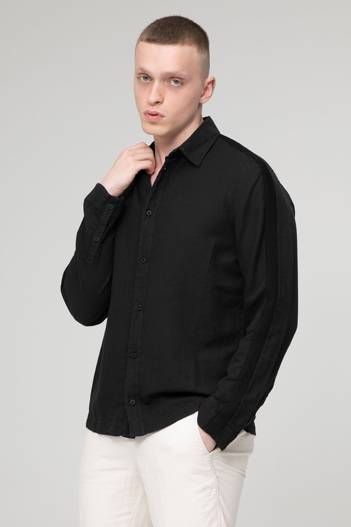 Transit Regular Fit Ketenli Gömlek-Libas Trendy Fashion Store