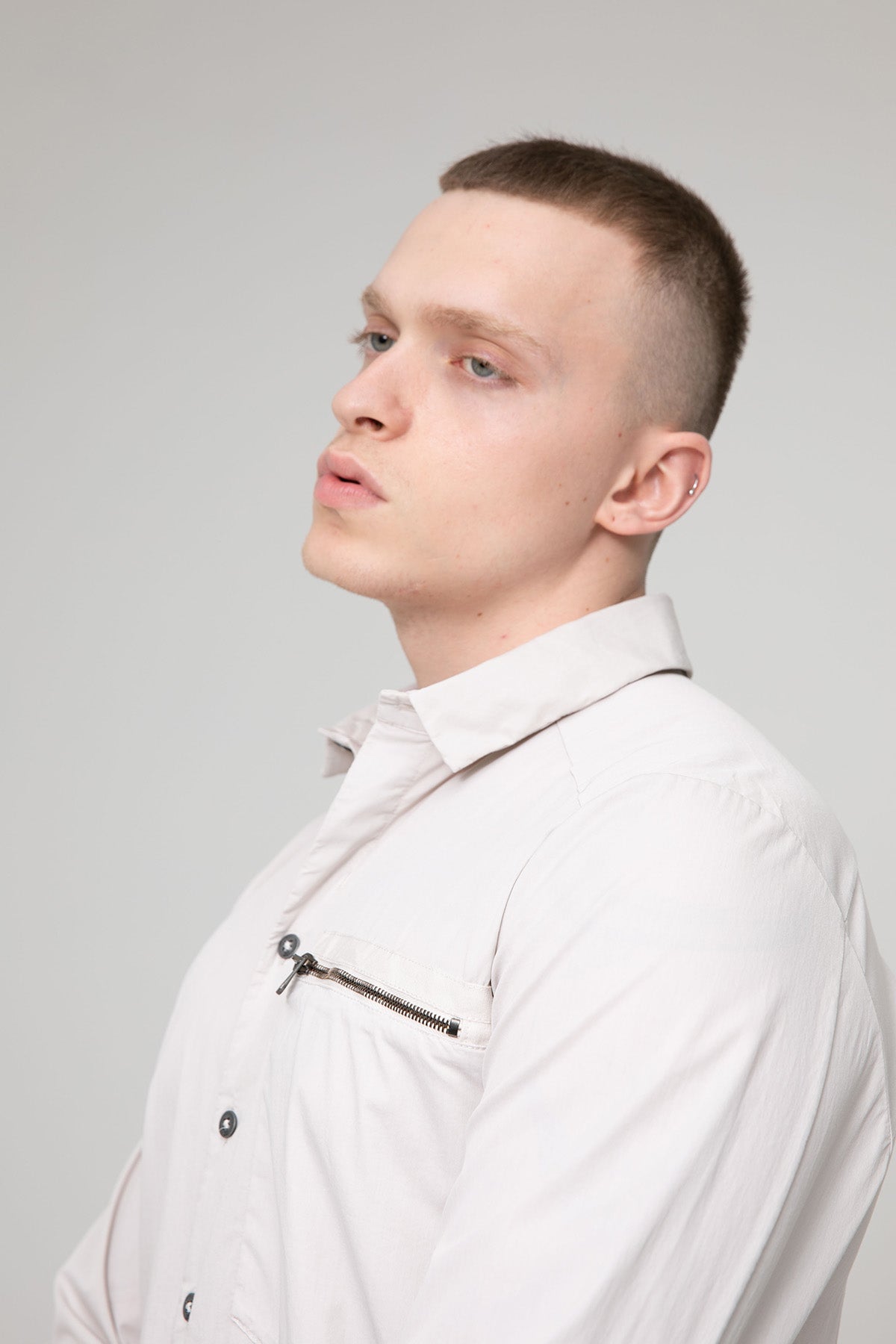 Transit Fermuarlı Cep Detaylı Gömlek-Libas Trendy Fashion Store