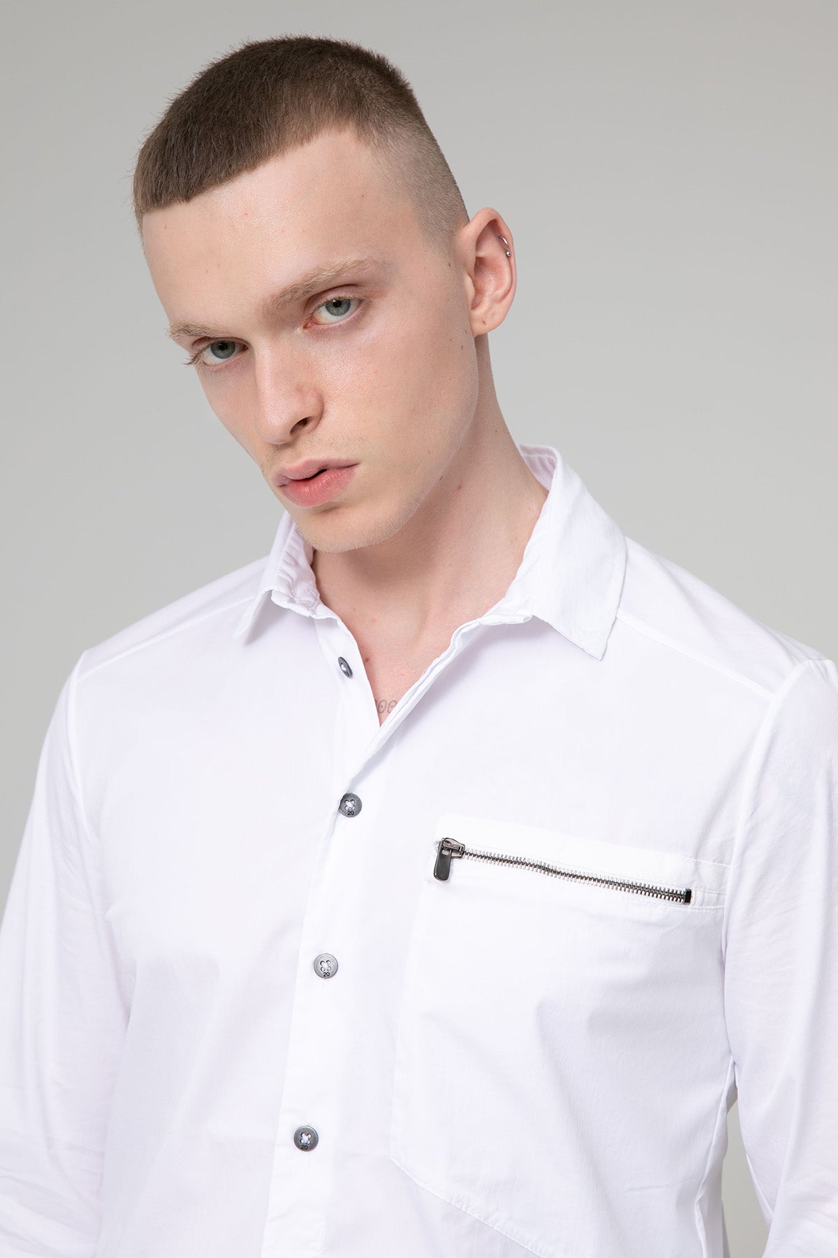 Transit Fermuarlı Cep Detaylı Gömlek-Libas Trendy Fashion Store