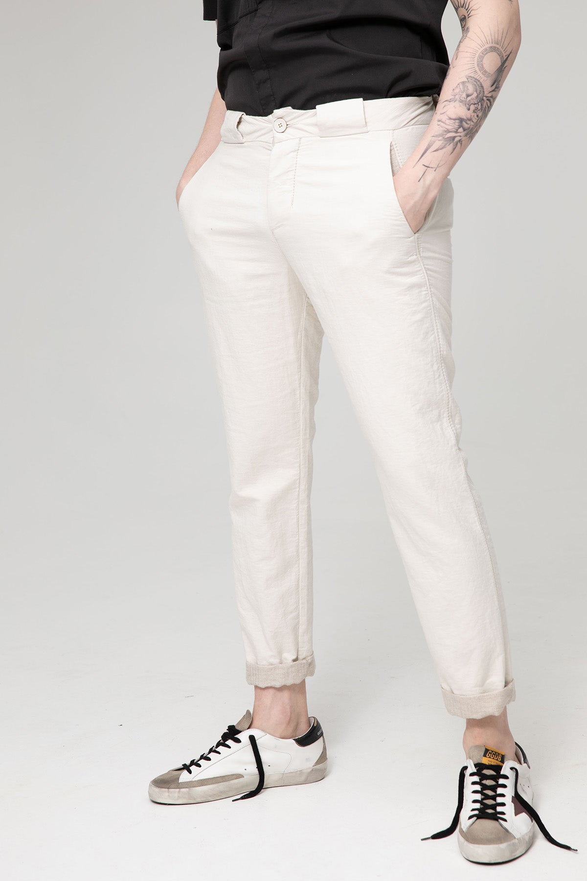 Transit Yandan Cepli Ketenli Pantolon-Libas Trendy Fashion Store