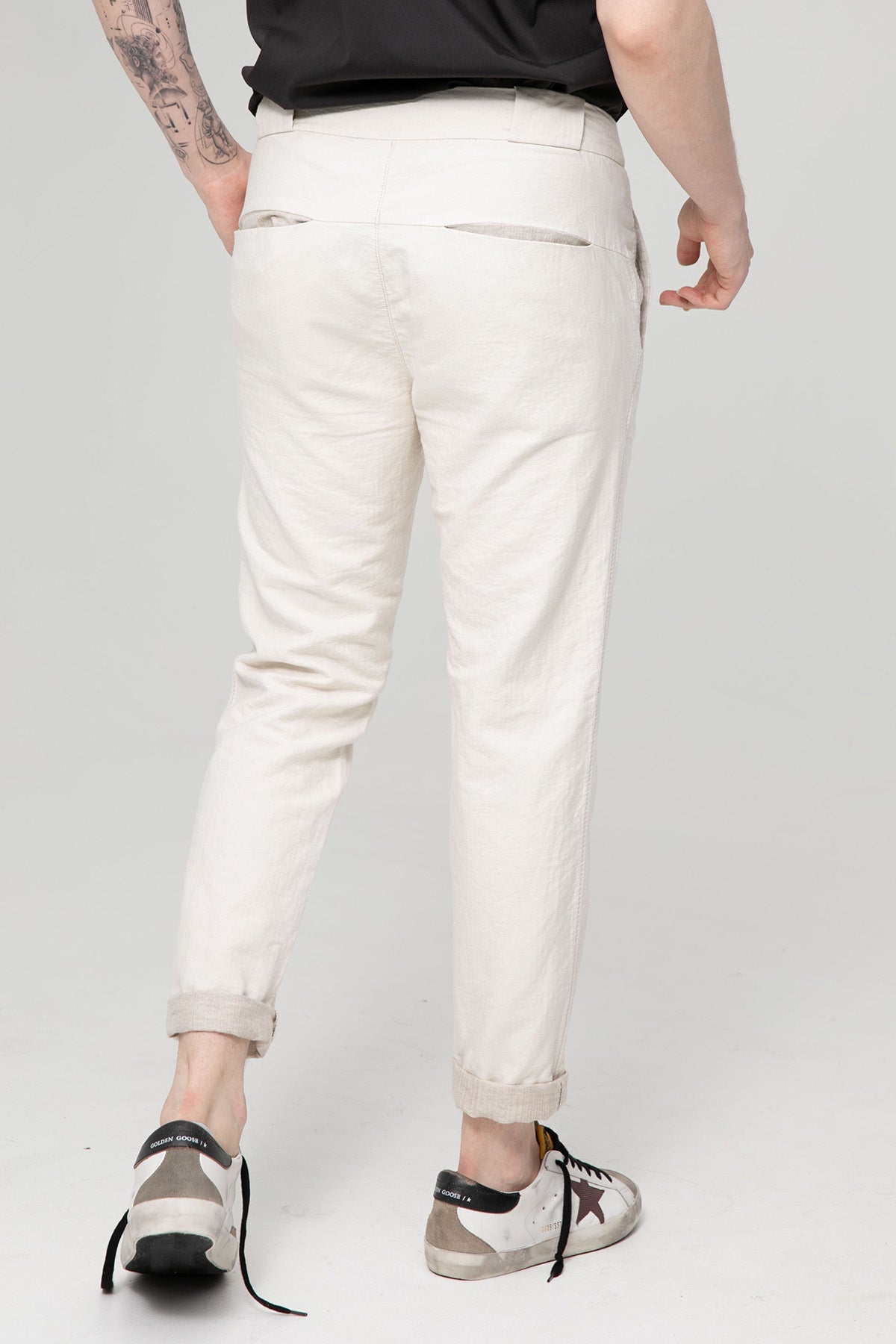 Transit Yandan Cepli Ketenli Pantolon-Libas Trendy Fashion Store