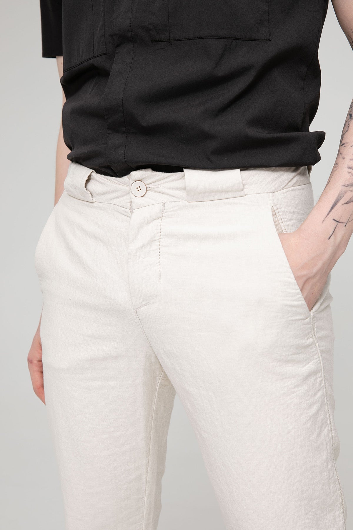 Transit Yandan Cepli Ketenli Pantolon-Libas Trendy Fashion Store