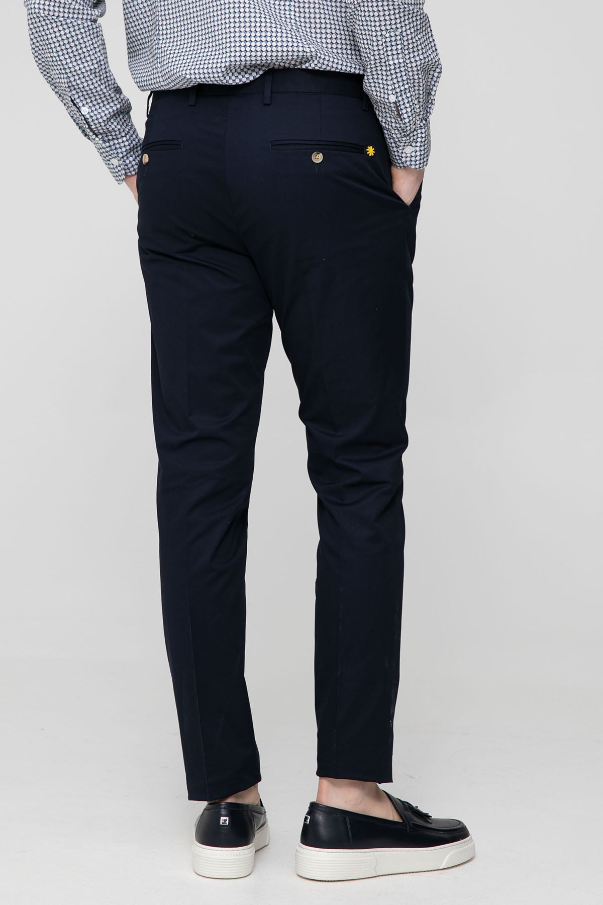 Manuel Ritz Tek Pileli Yandan Cepli Pantolon