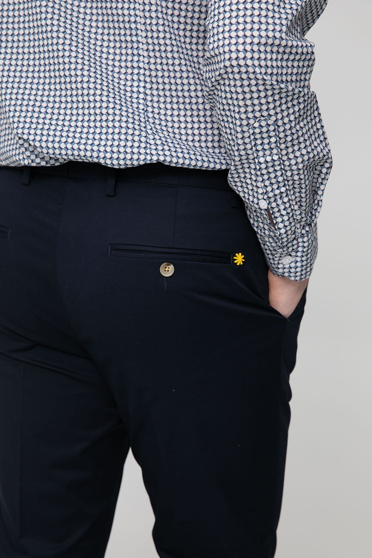 Manuel Ritz Tek Pileli Yandan Cepli Pantolon