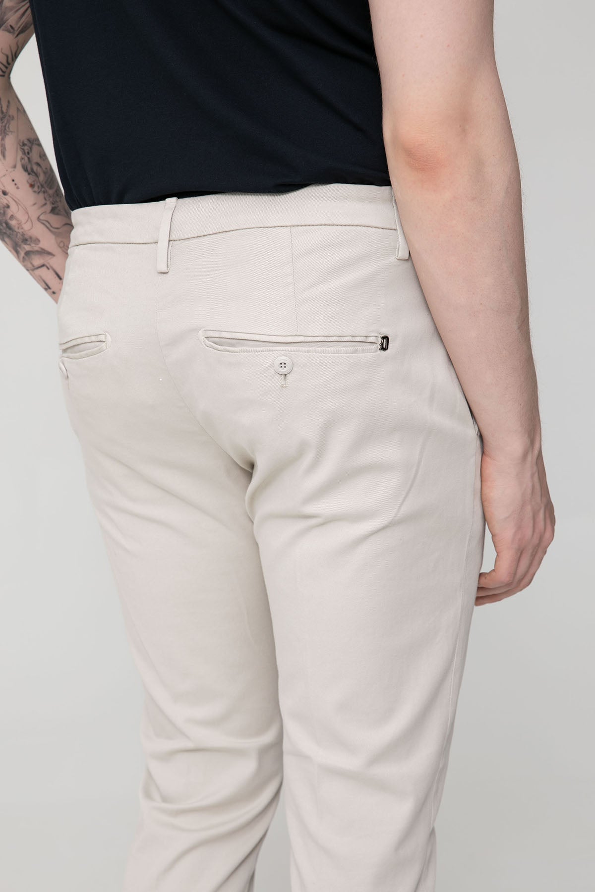 Dondup Tek Pile Yandan Cepli Slim Fit Pantolon