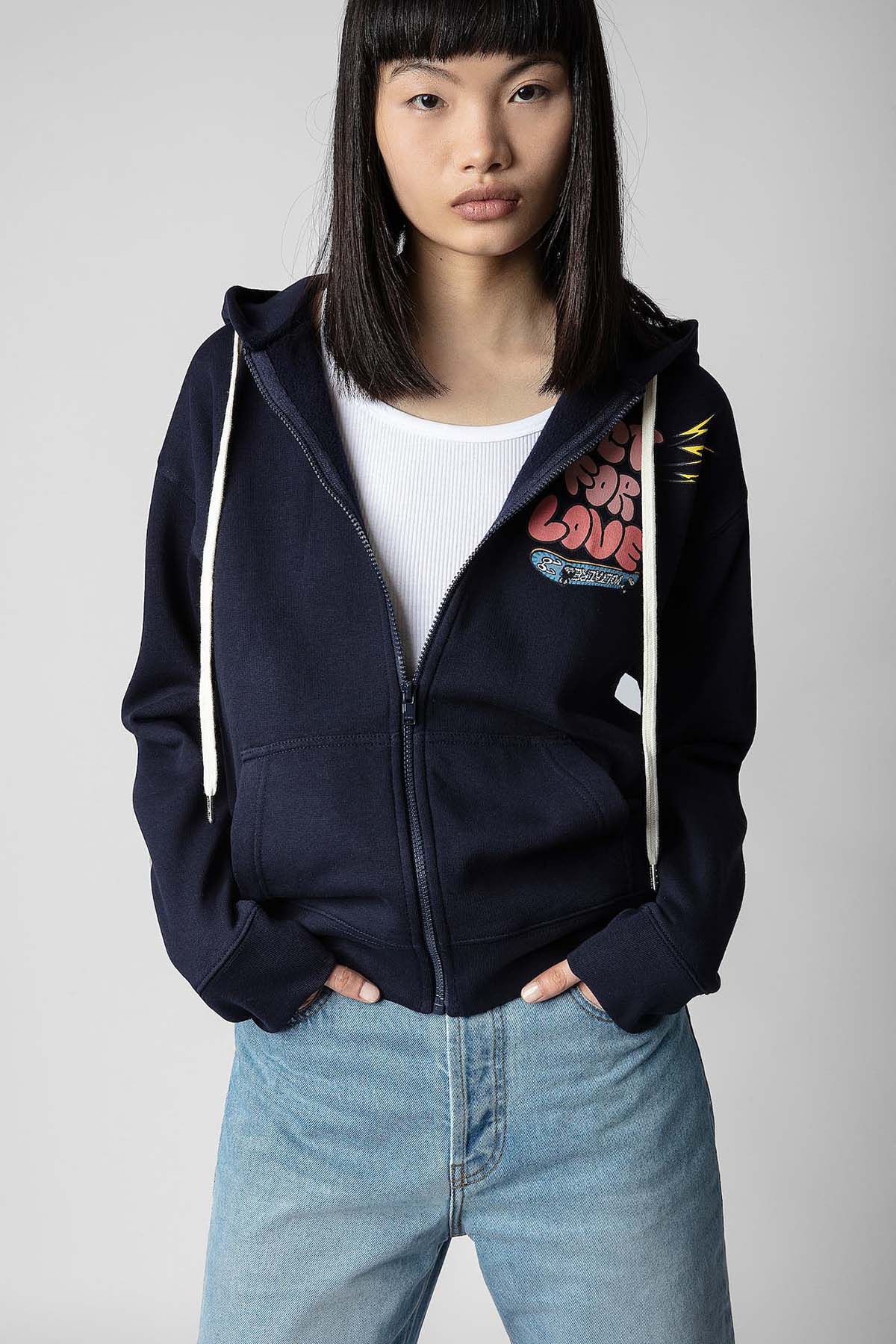 Zadig & Voltaire Kapüşonlu Sweatshirt Ceket-Libas Trendy Fashion Store