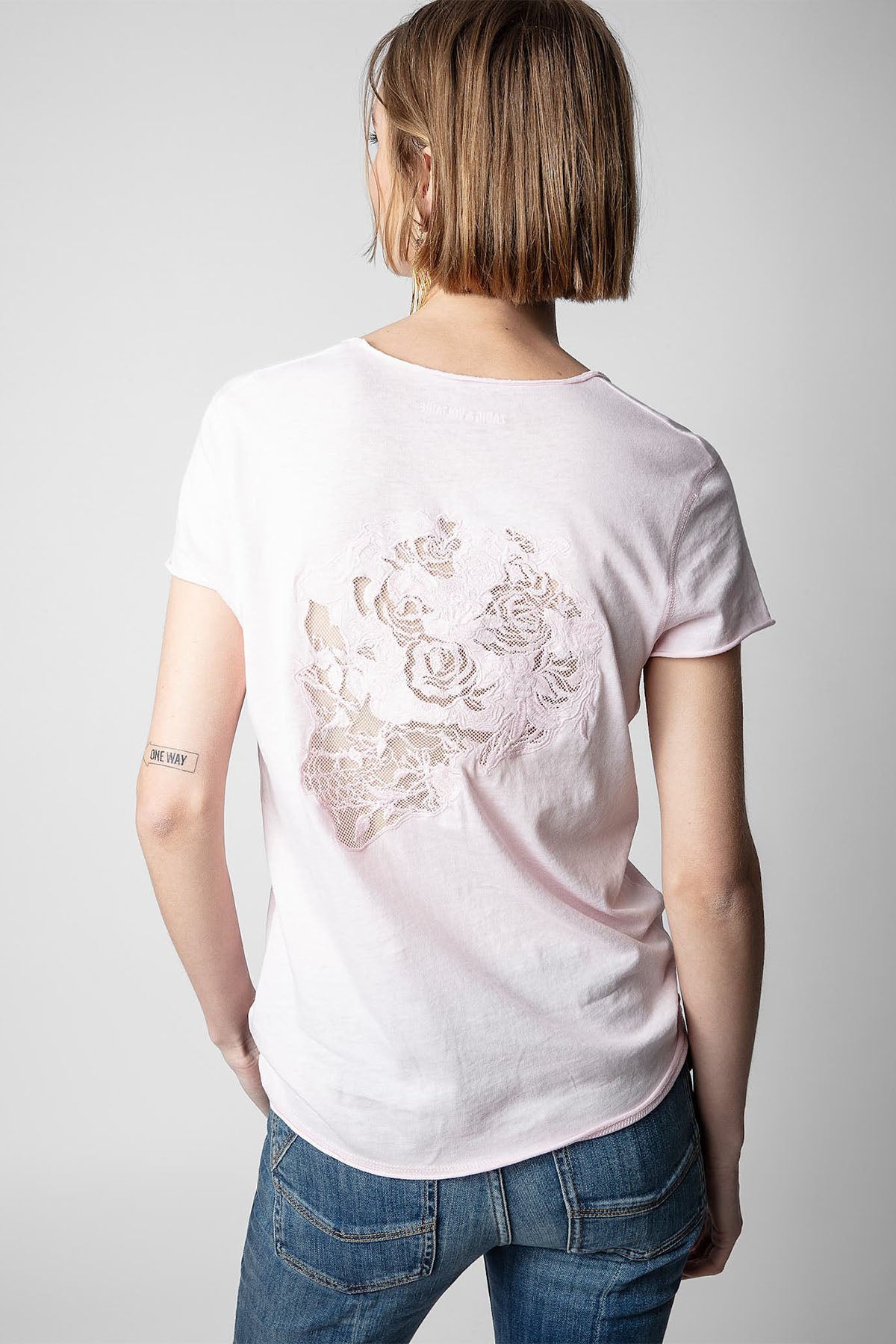 Zadig & Voltaire Kuru Kafa Logolu T-shirt-Libas Trendy Fashion Store