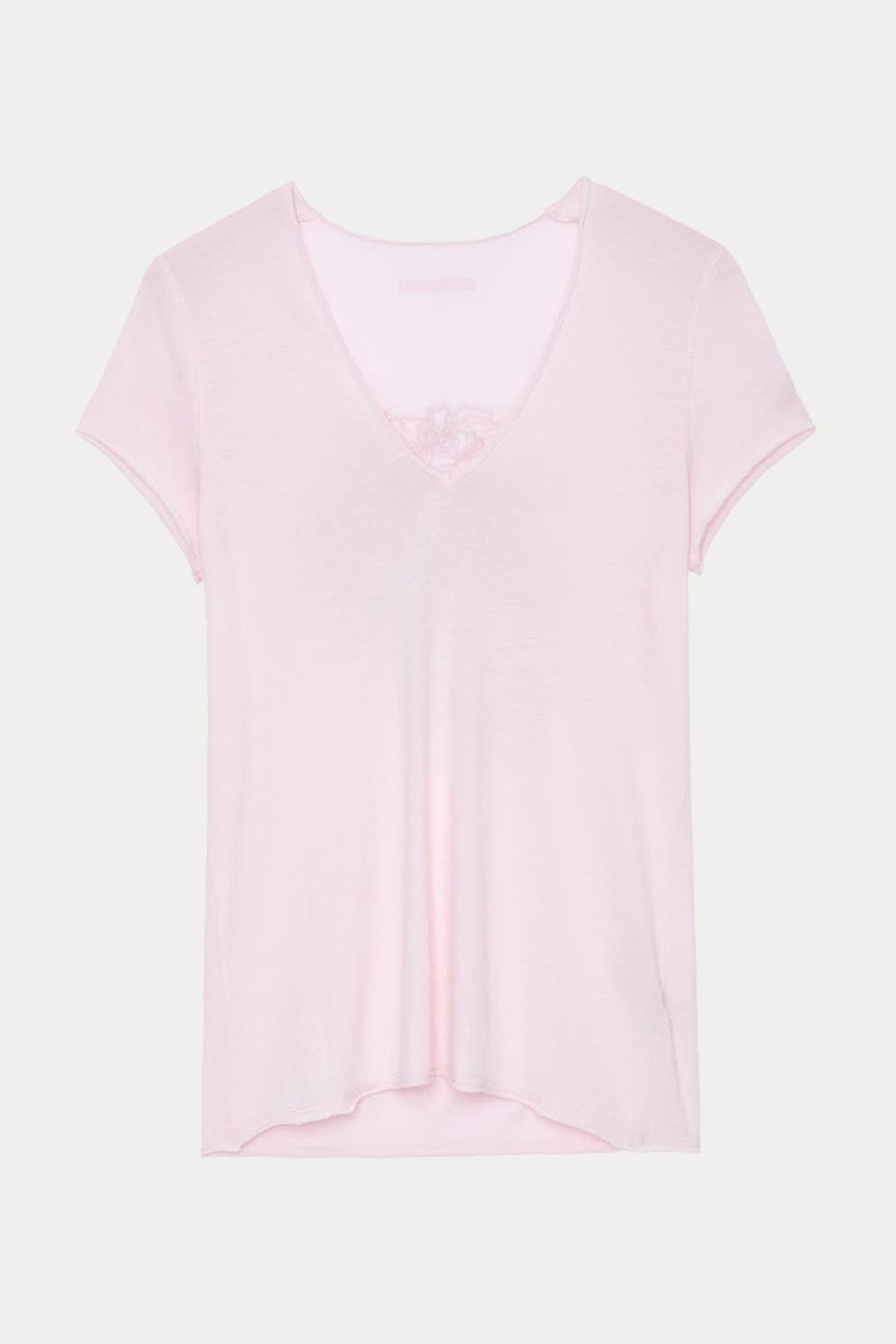 Zadig & Voltaire Kuru Kafa Logolu T-shirt-Libas Trendy Fashion Store