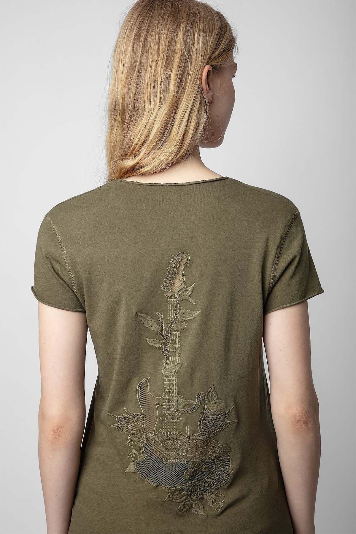 Zadig & Voltaire Nakış Detaylı Logolu T-shirt-Libas Trendy Fashion Store