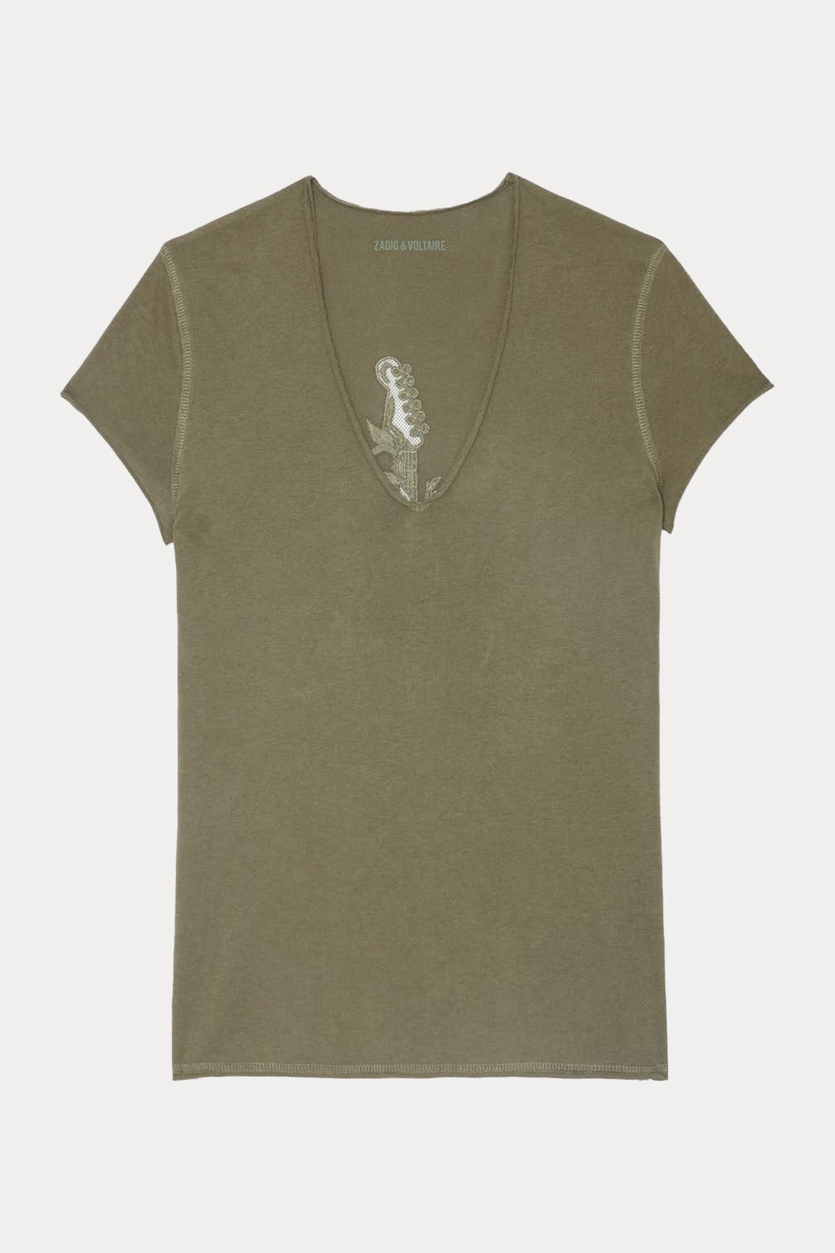 Zadig & Voltaire Nakış Detaylı Logolu T-shirt-Libas Trendy Fashion Store