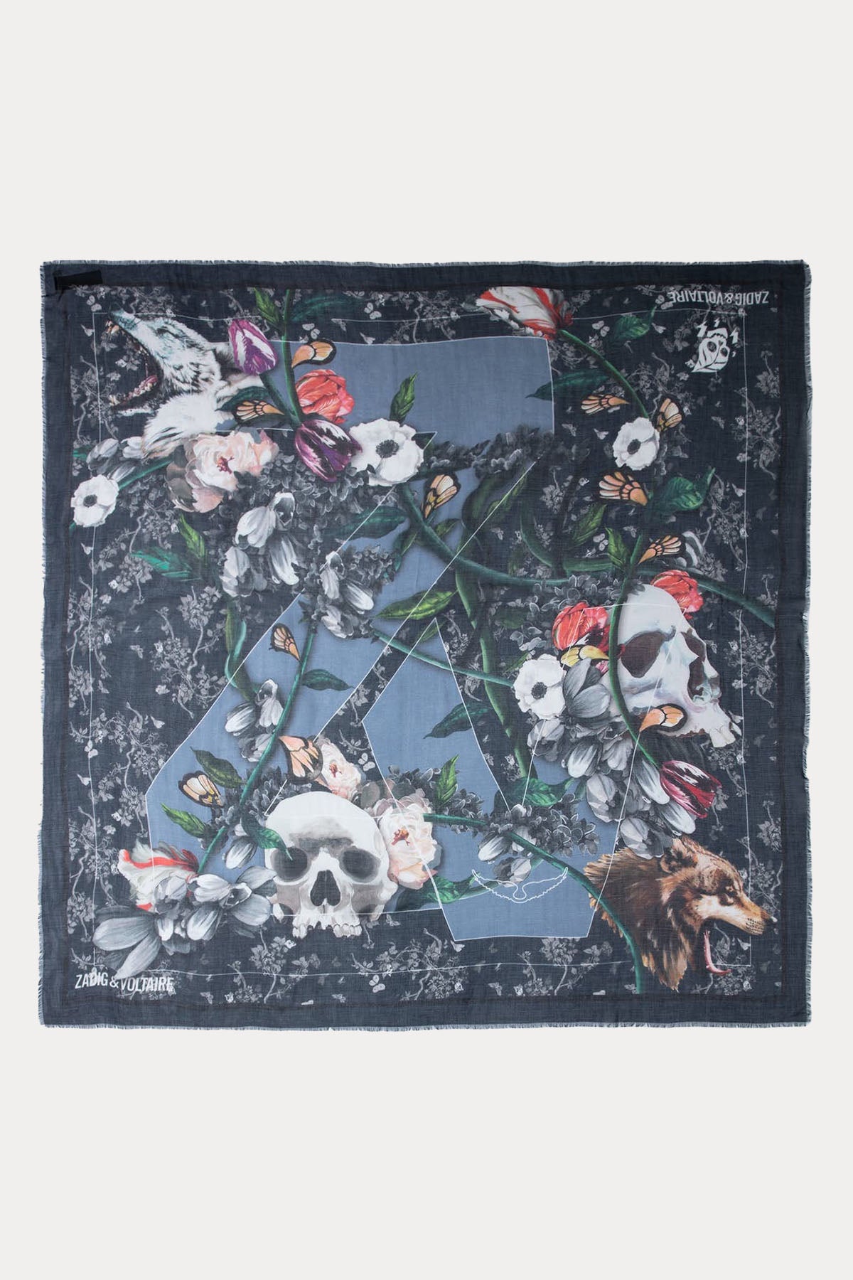 Zadig & Voltaire Kuru Kafa Logolu Şal-Libas Trendy Fashion Store