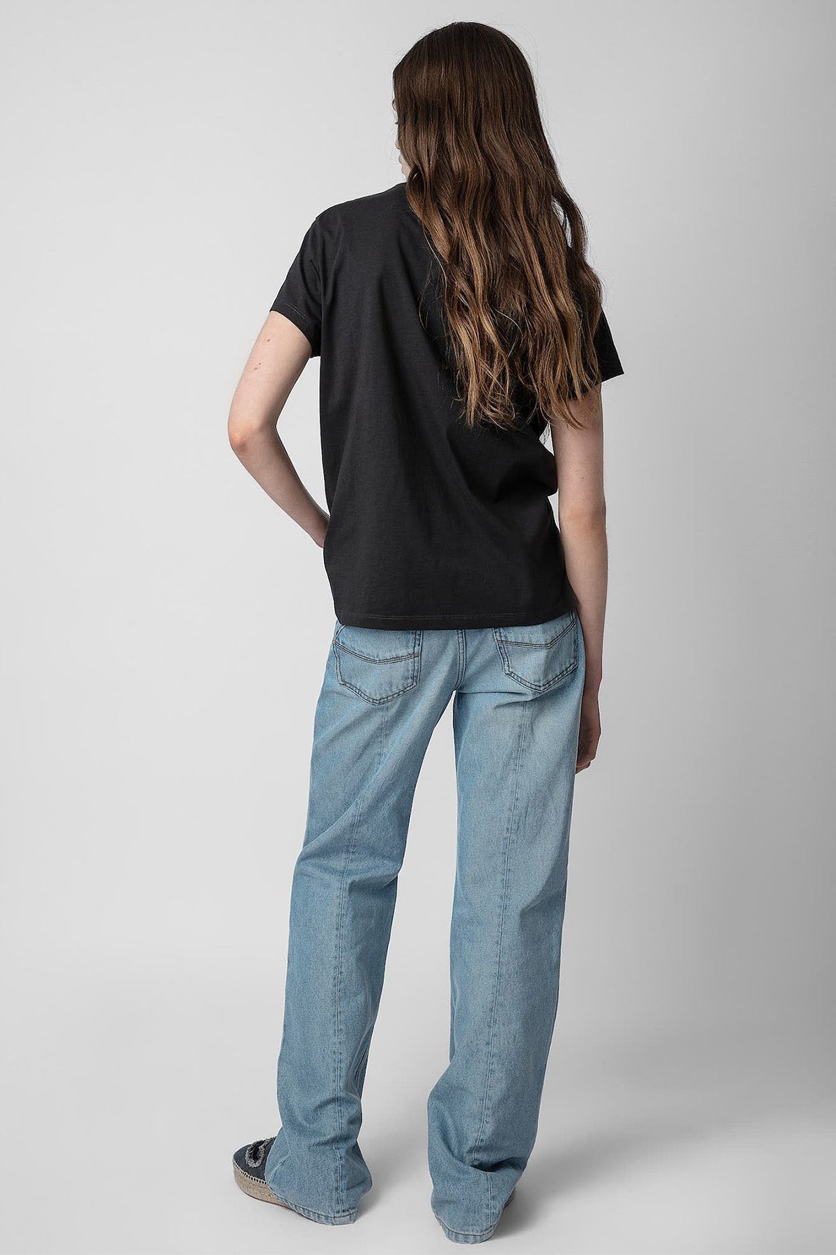 Zadig & Voltaire Yuvarlak Yaka Logolu T-shirt-Libas Trendy Fashion Store